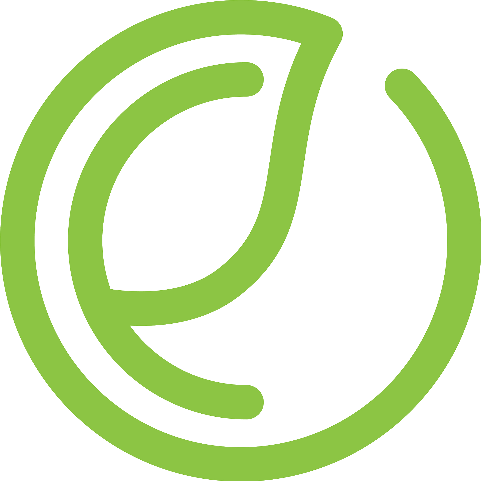 leaf ecology nature logo template