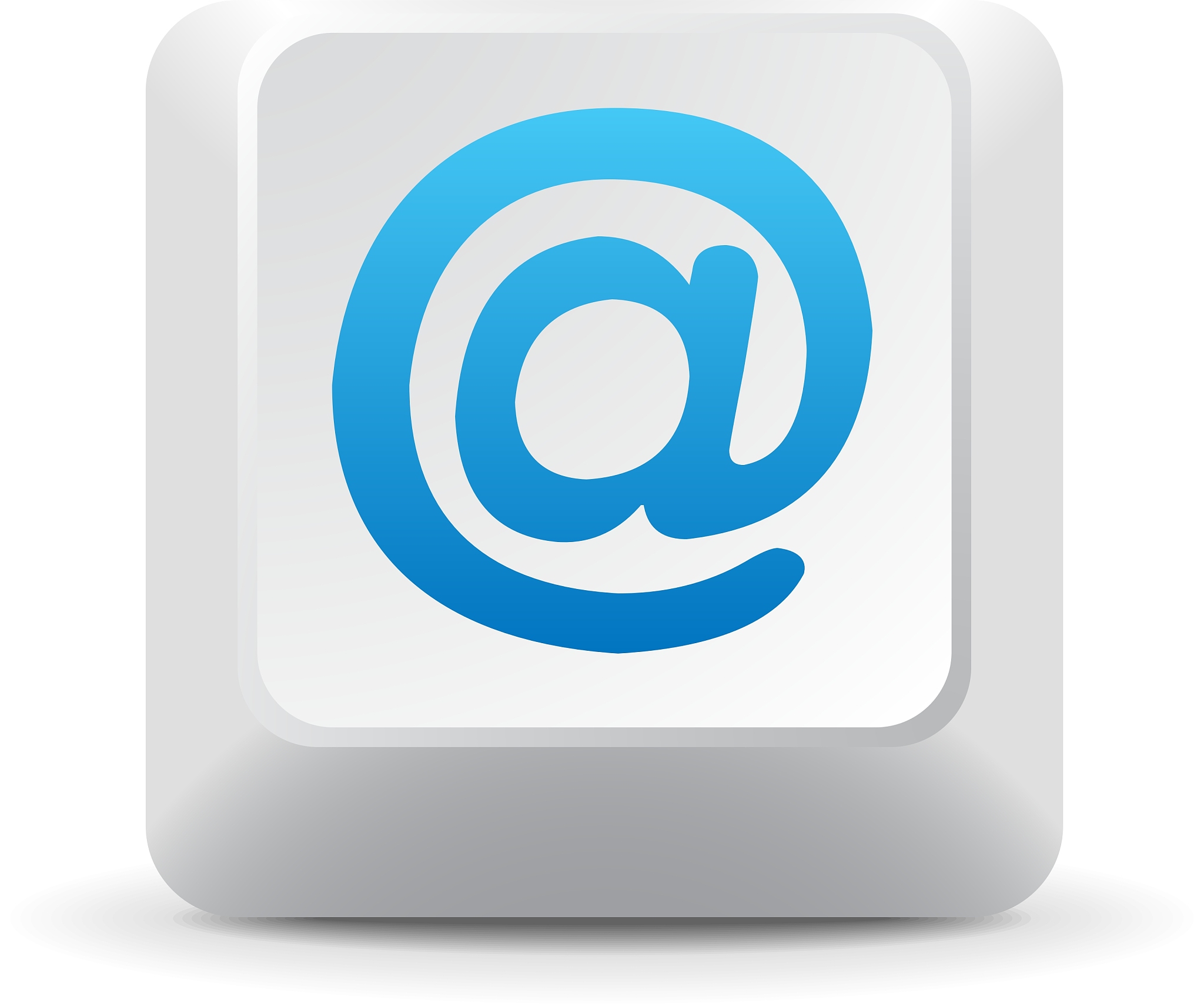 e-mail keyboard key
