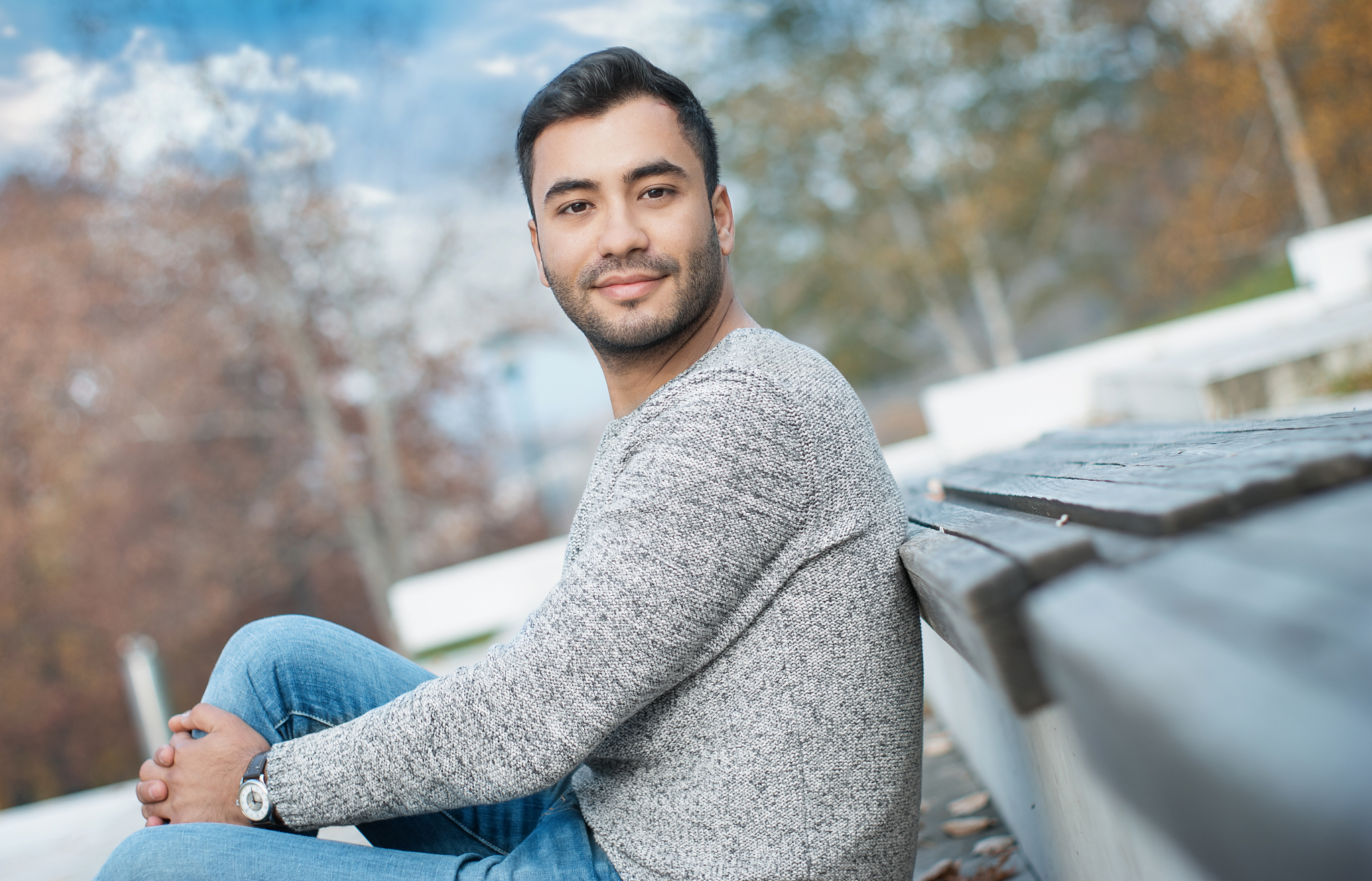 young gorgeous man