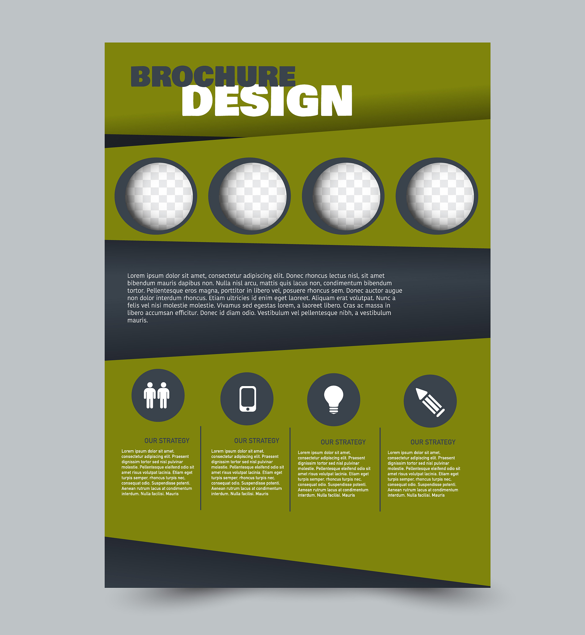 business flyer template a4 size. brochure design. annual report 