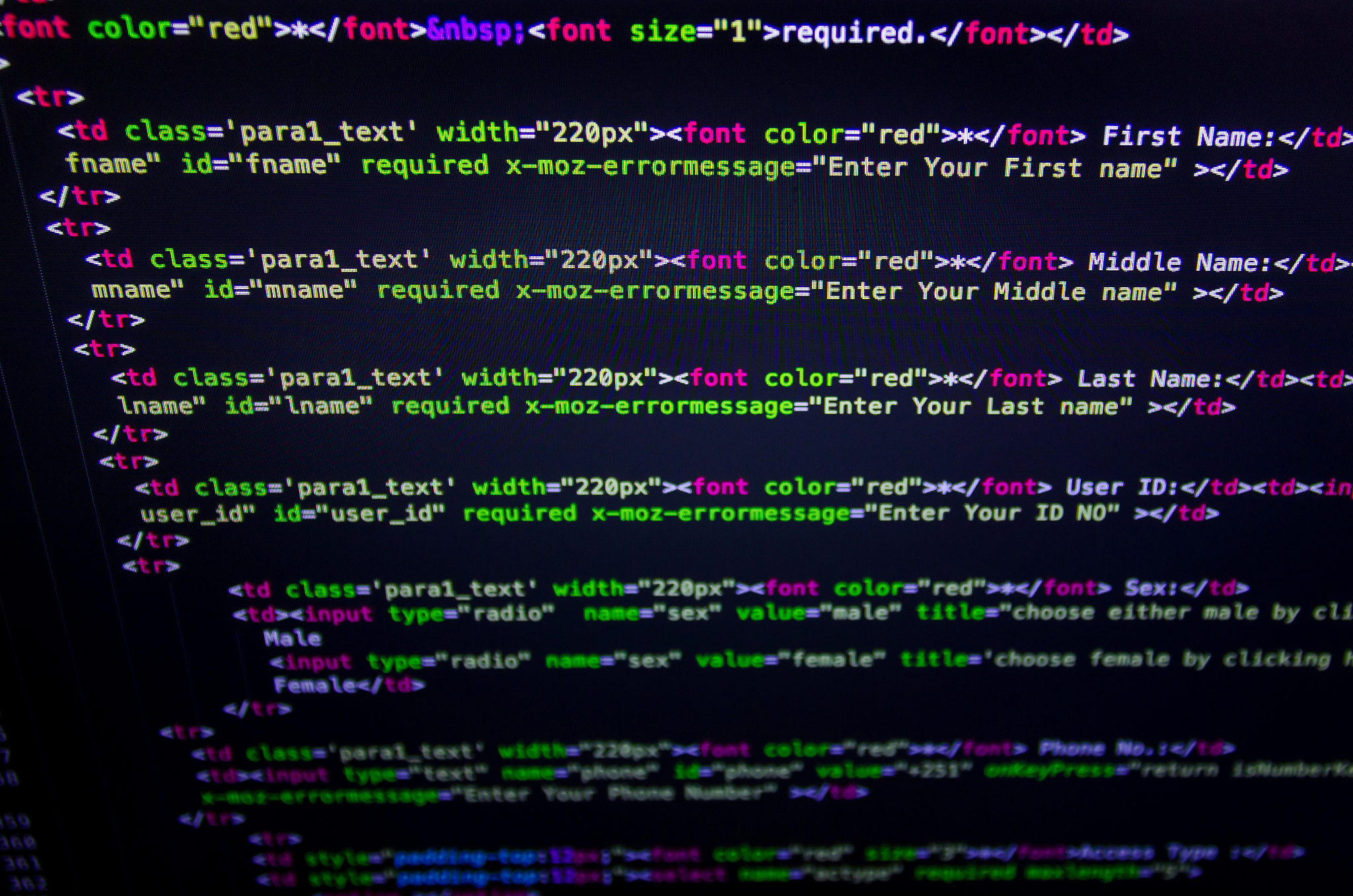 desktop source code and wallpaper by computer language with codi