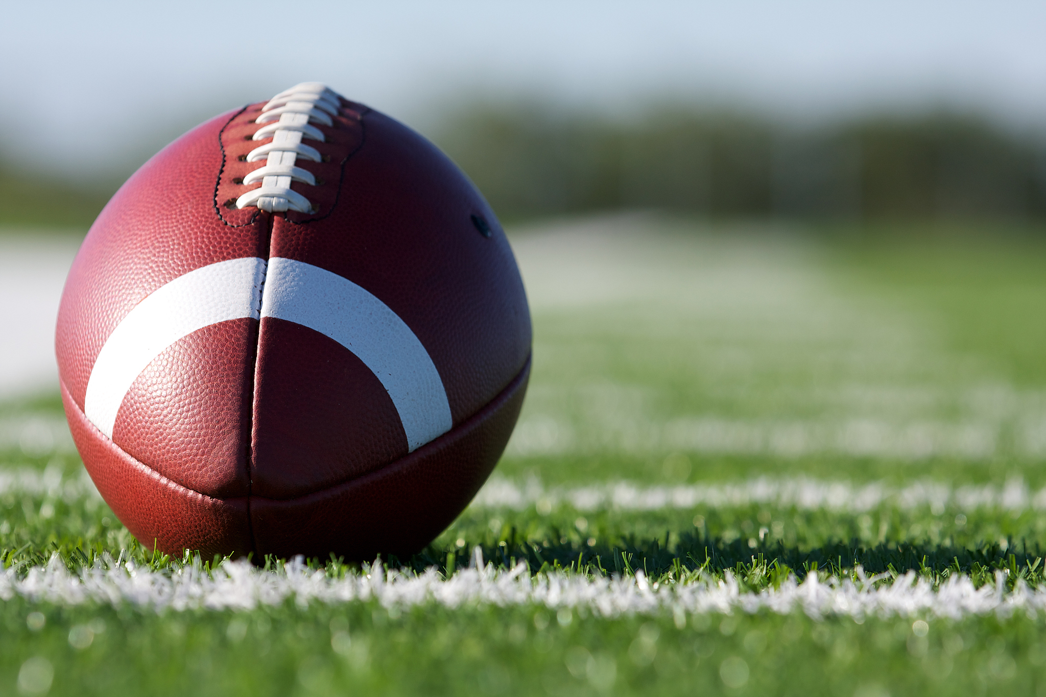 football on the field