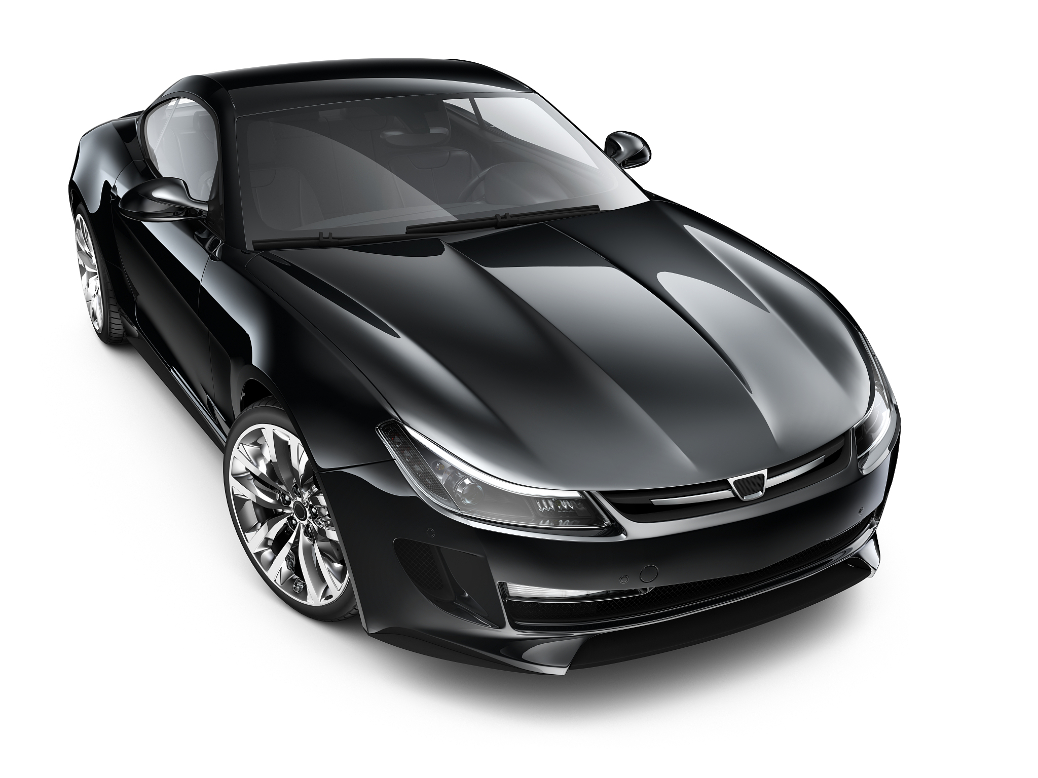 generic black car