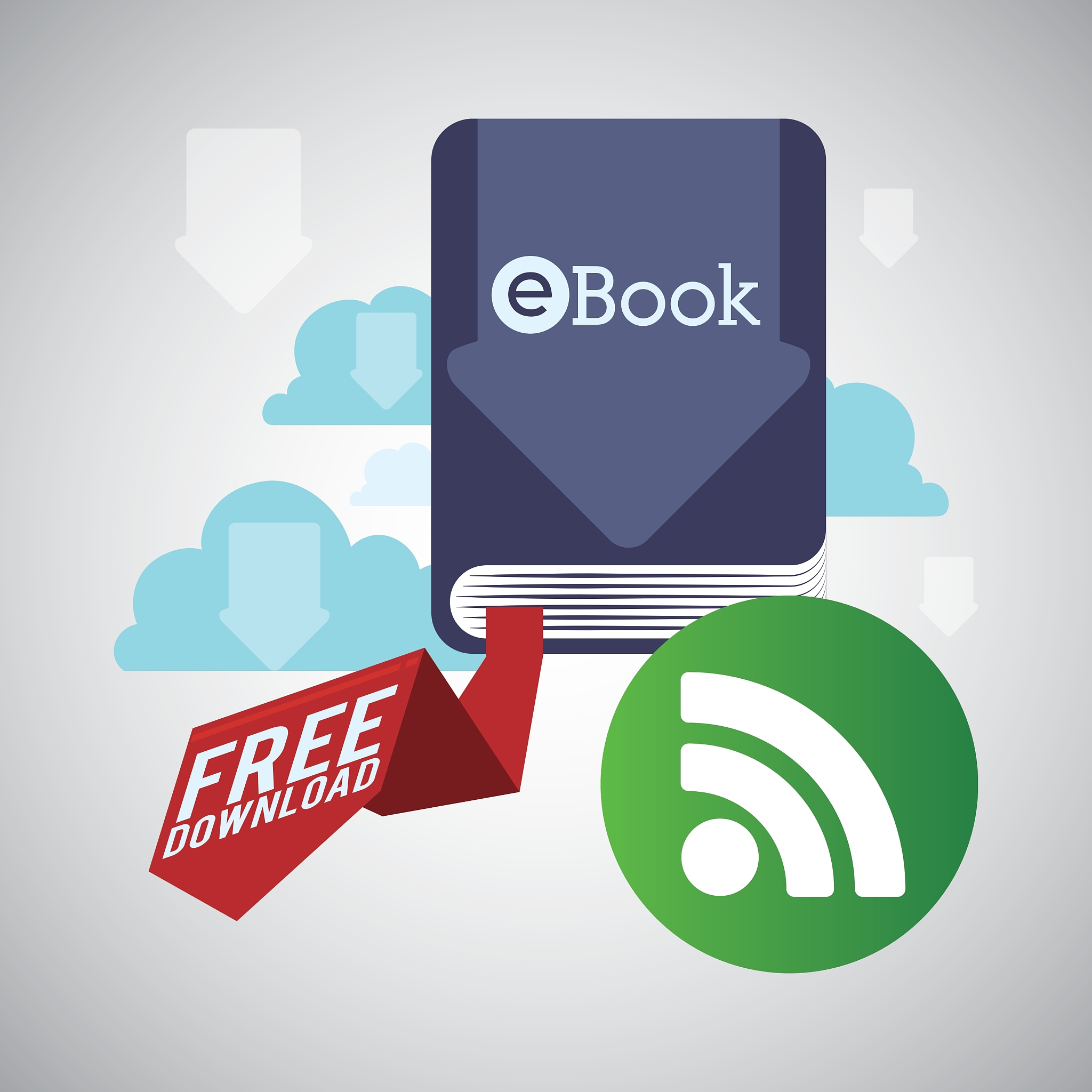 ebook design reading icon white background