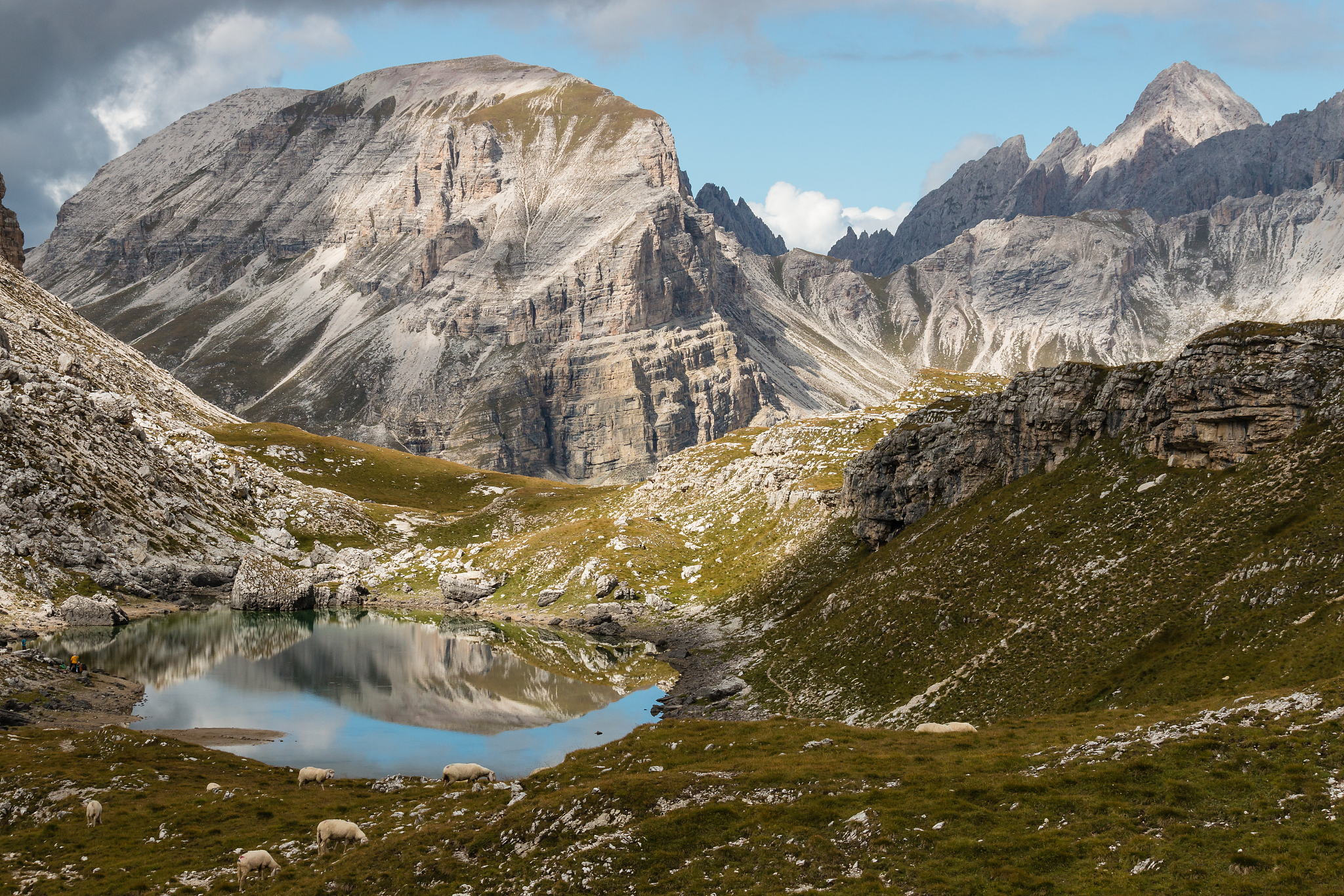 lago di crespeina lake in dolomites
