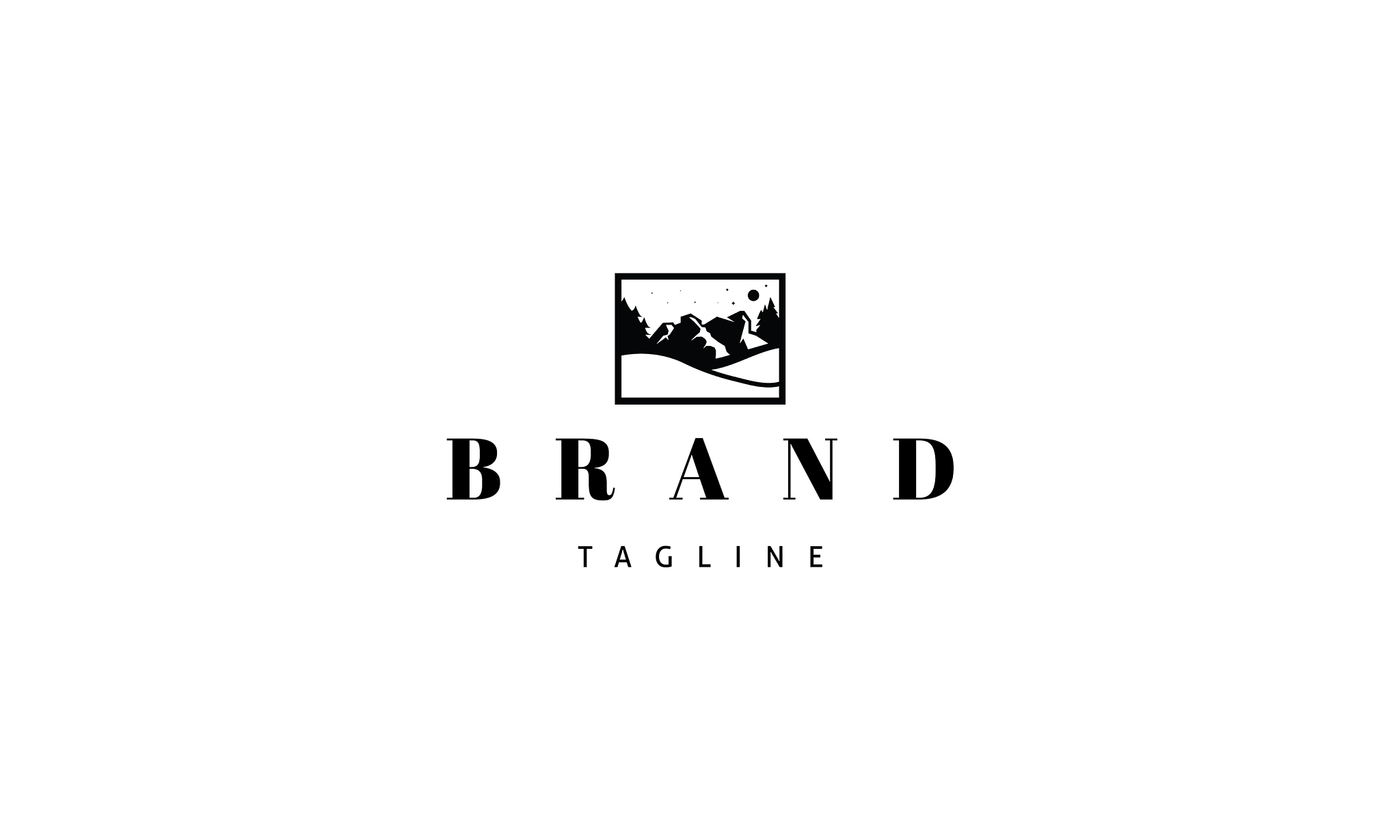logo on which an abstract image a