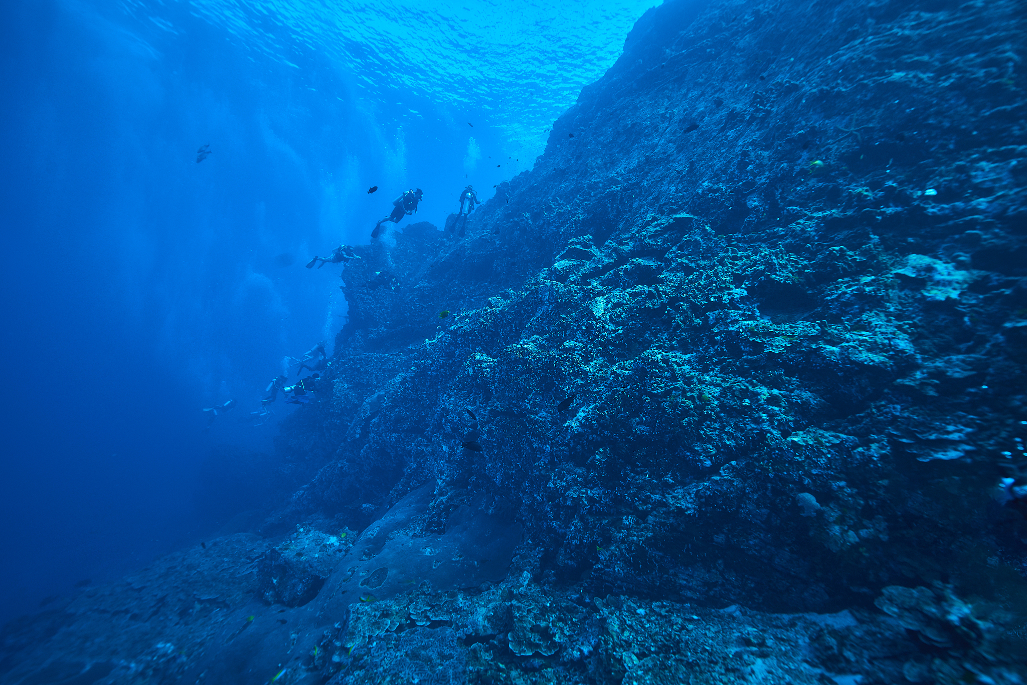 underwater