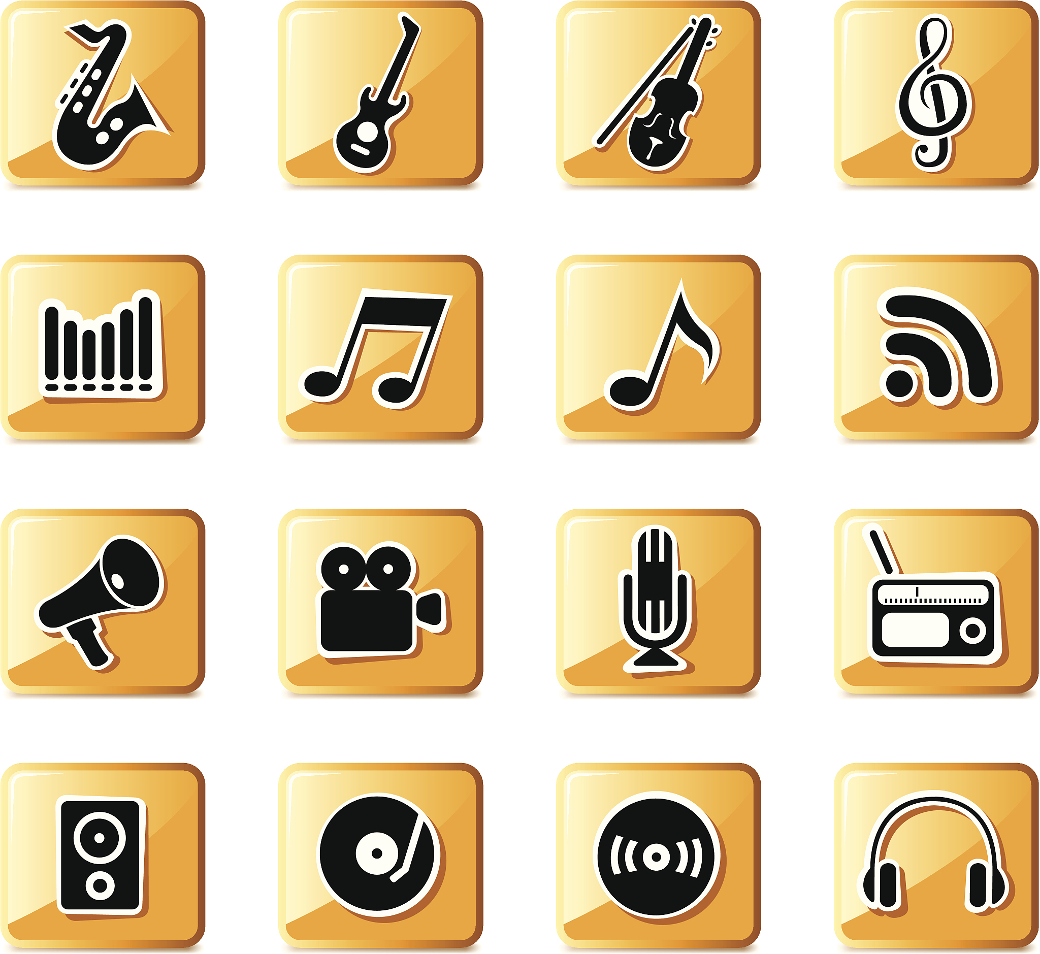 music equipment symbols
