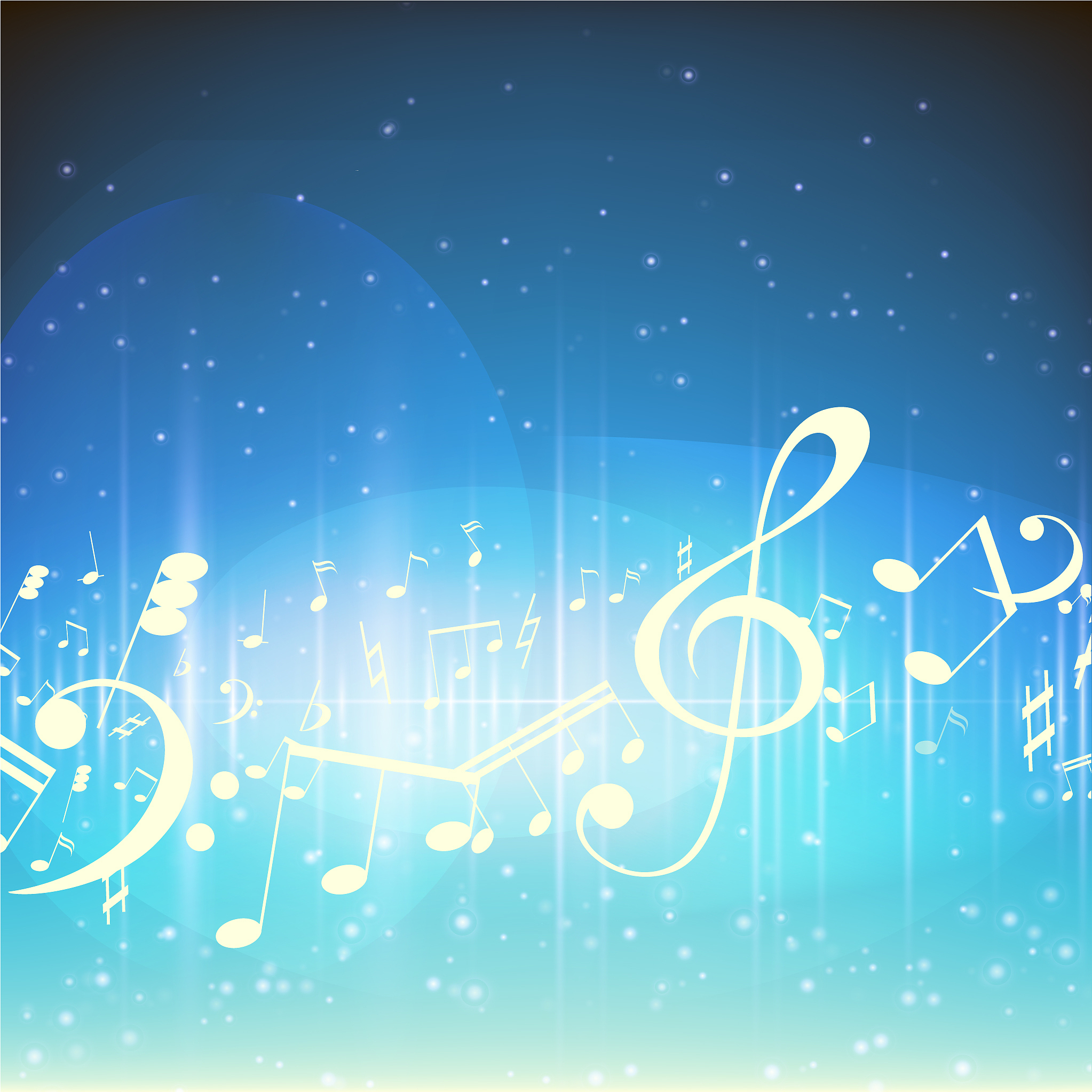 colorful music background