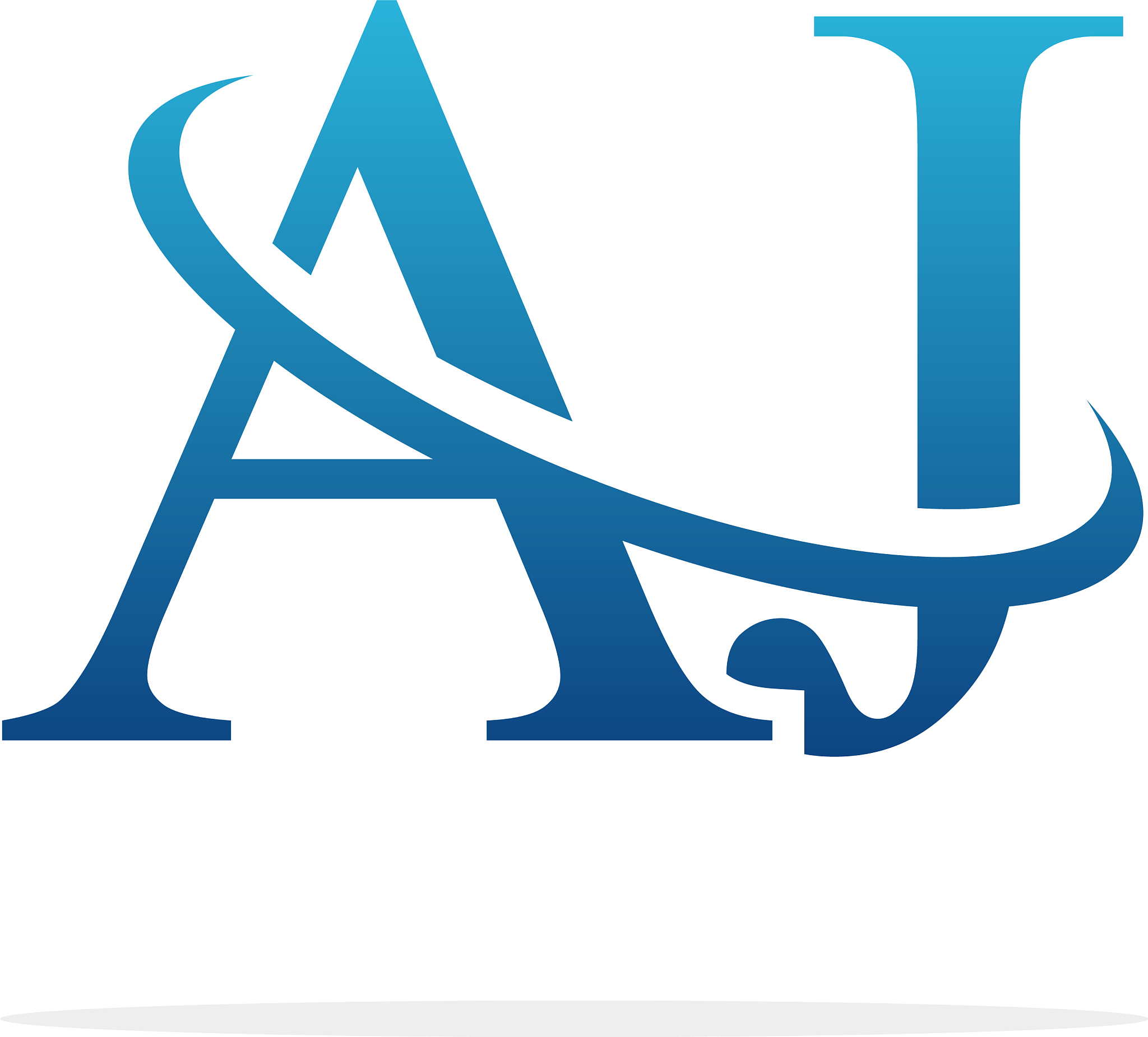 aj logo art icon design image