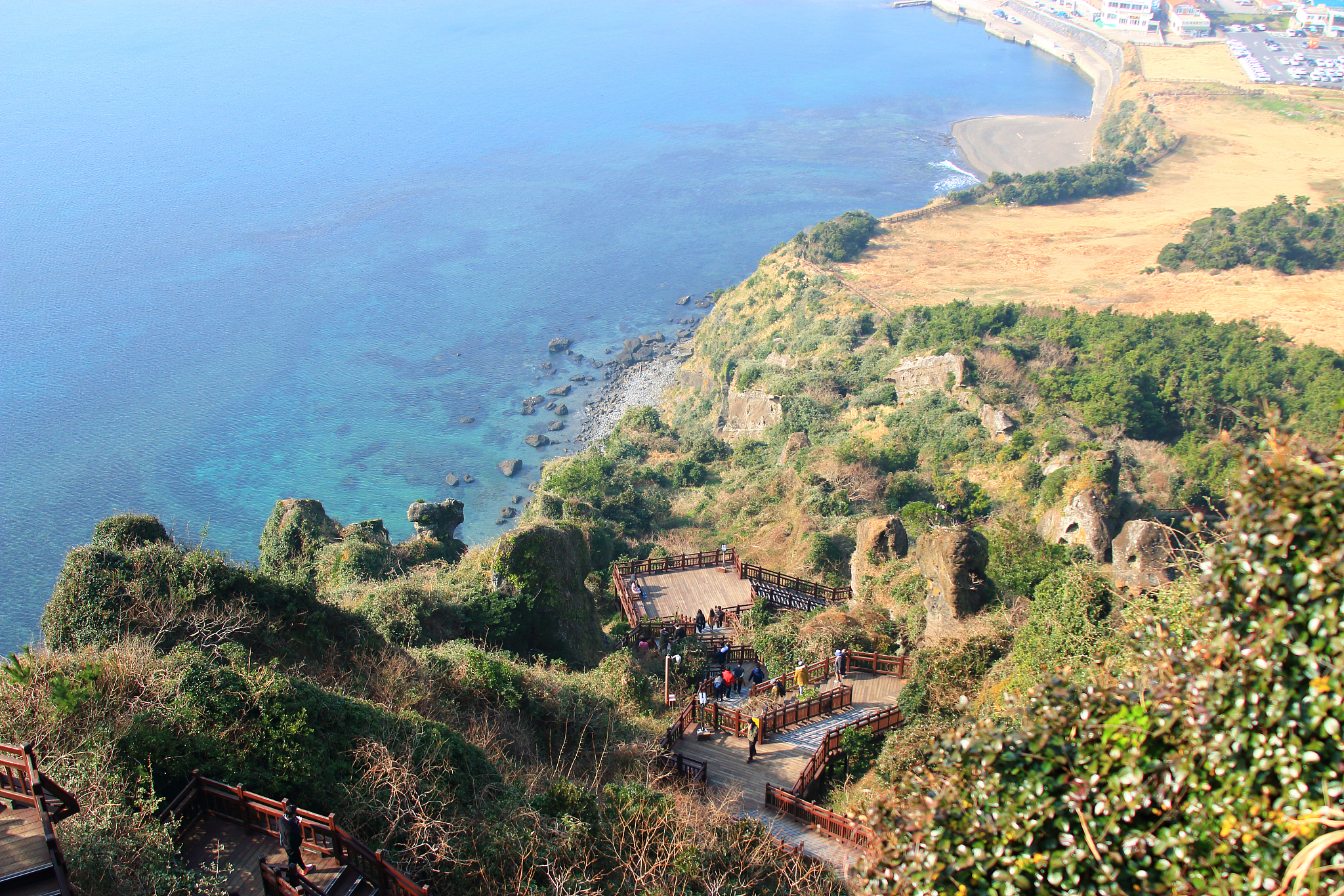 seongsan sunrise peak, unesco world heritage site, sunrise, sunr