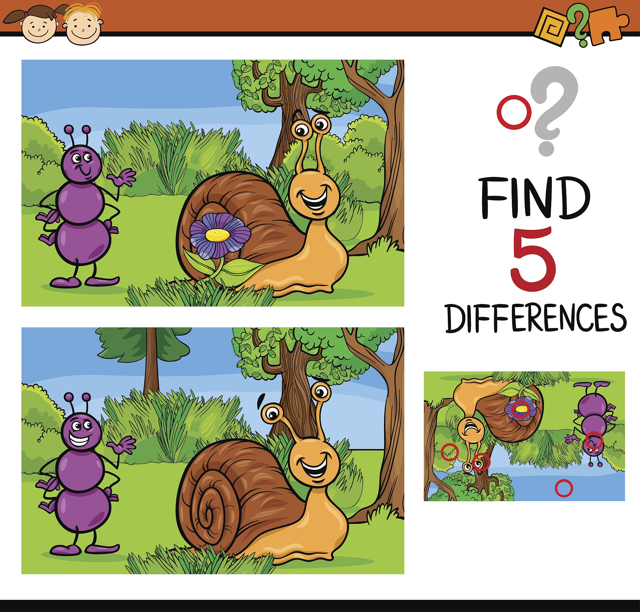 看图写话：蚂蚁遇到蜗牛会发生什么