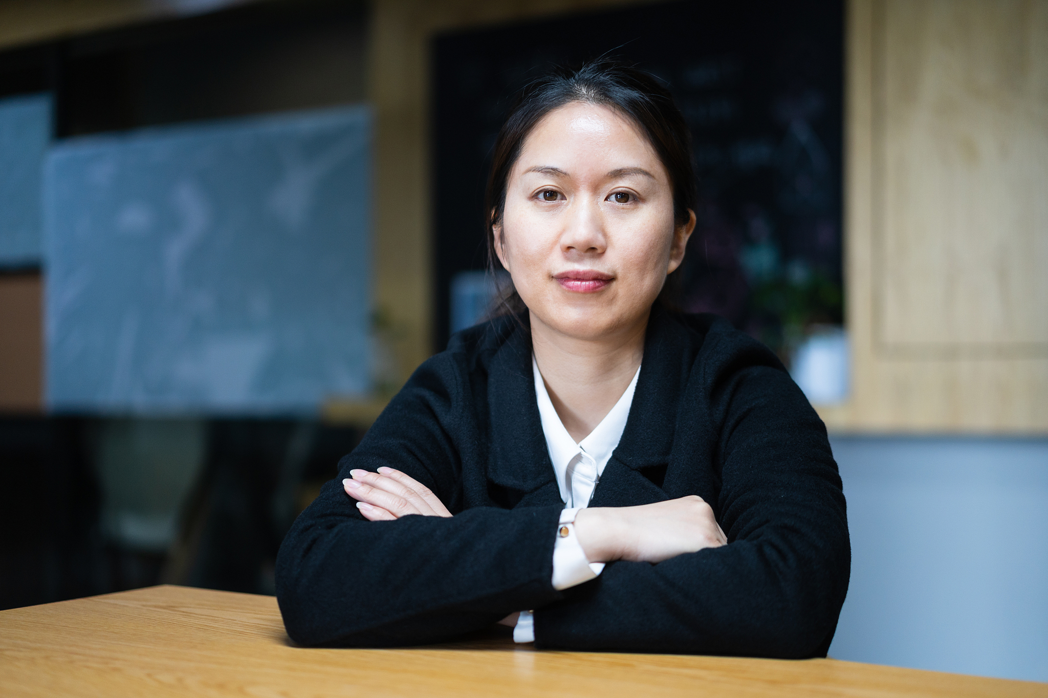 portrait of asian businesswoman in office