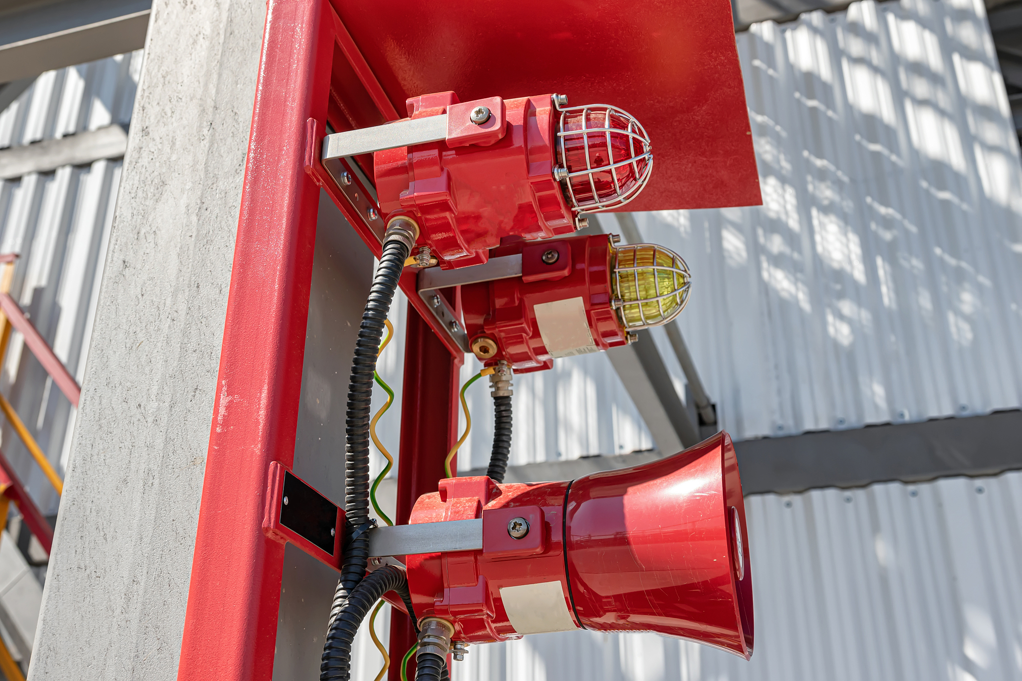 alarm and emergency warning system installed on the territory of