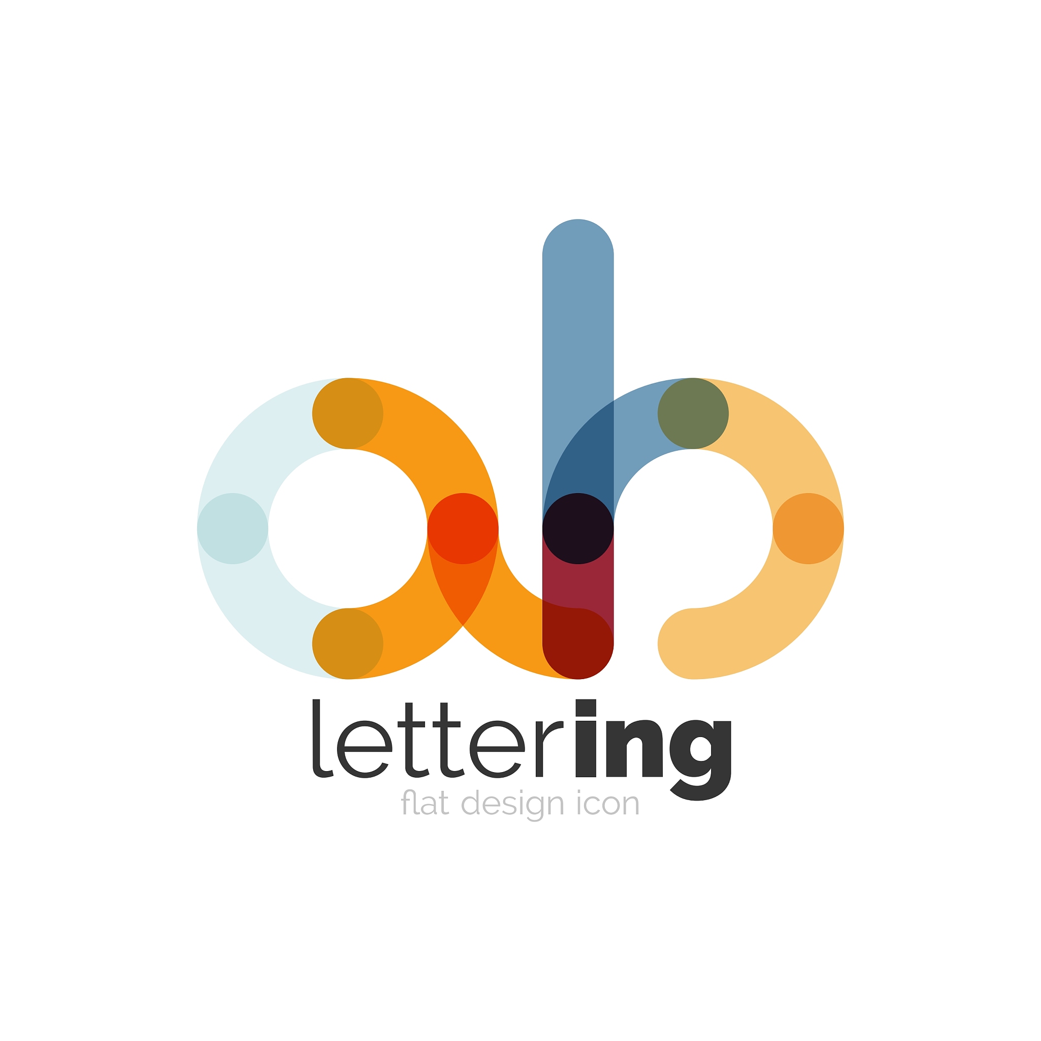letter logo business icon