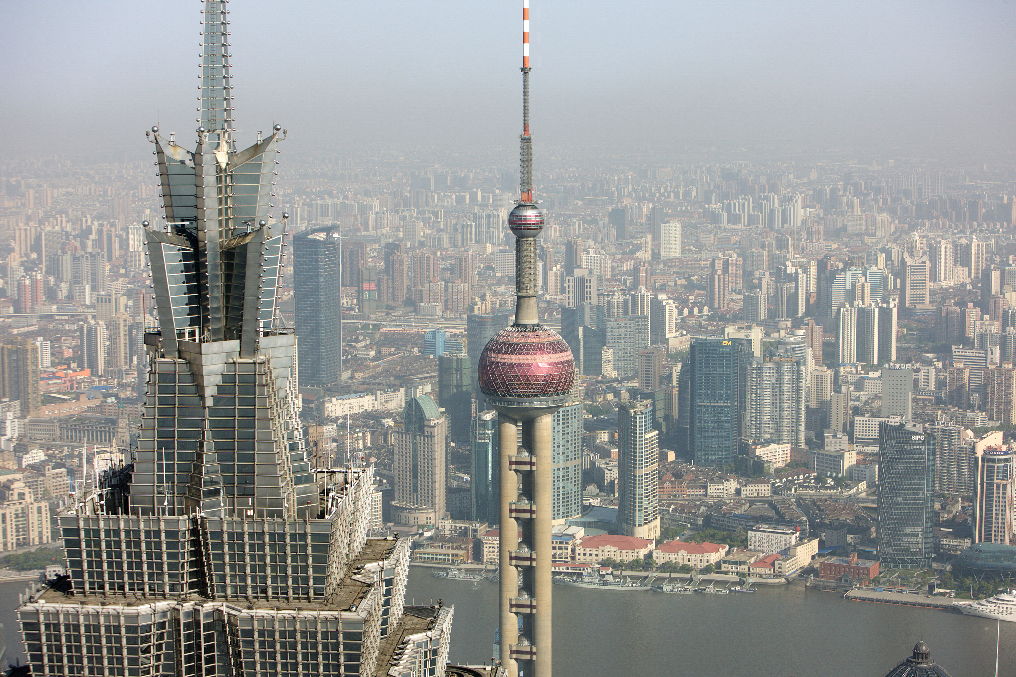 上海地标建筑：东方明珠、中心大厦、白玉兰、石库门、百乐门