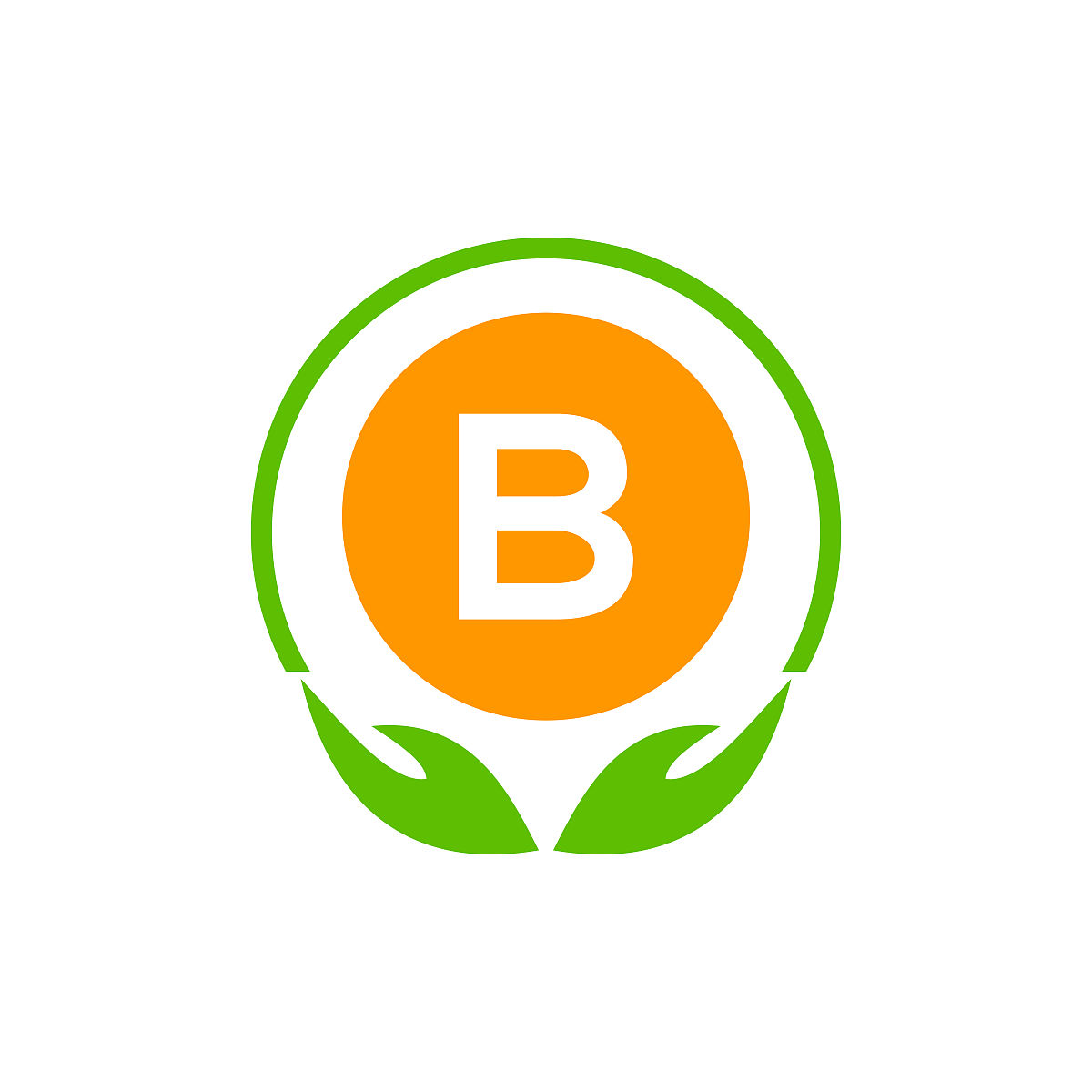 医疗保健图标医药制药标志上字母b健康,慈善标志与b标志模板