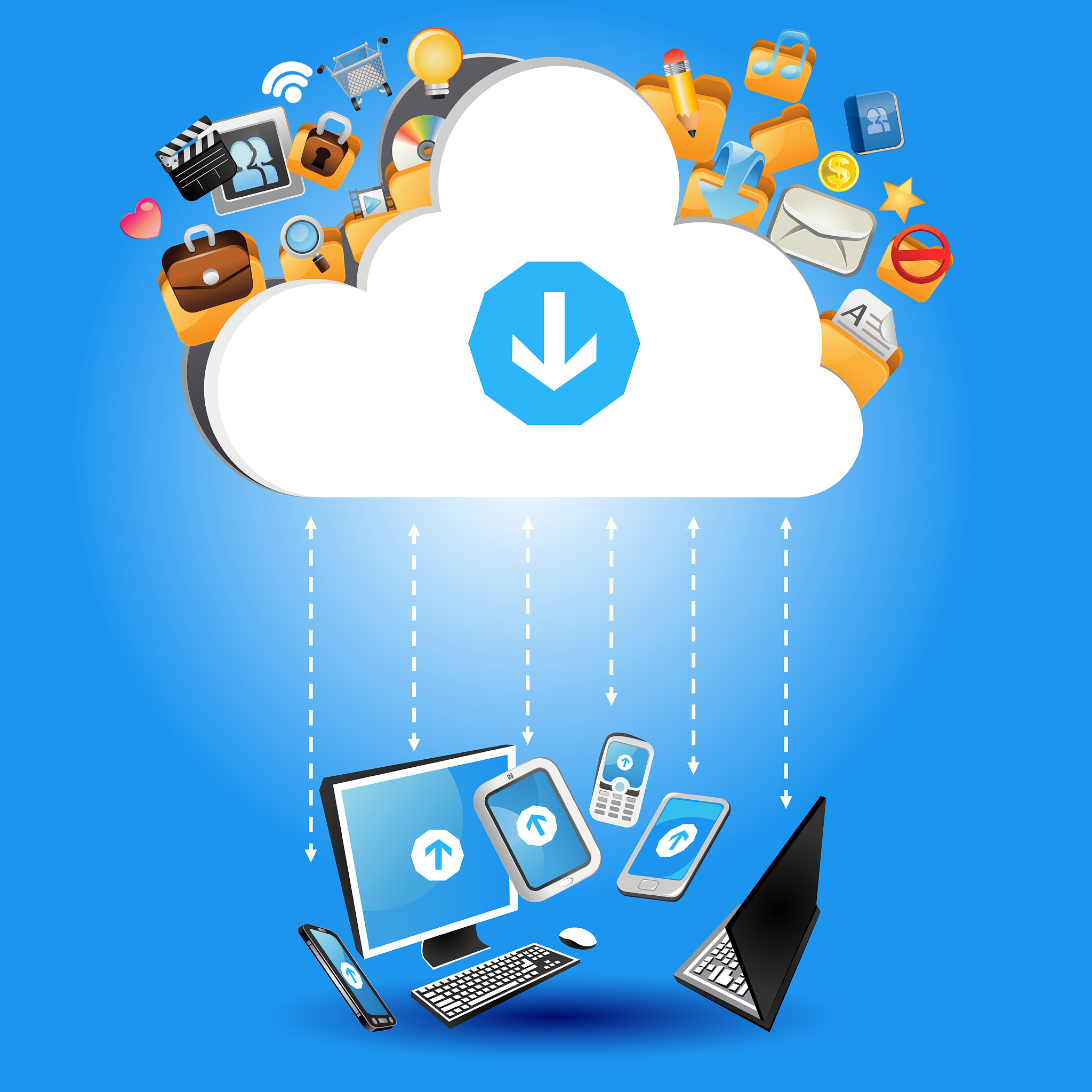 cloud computing concept