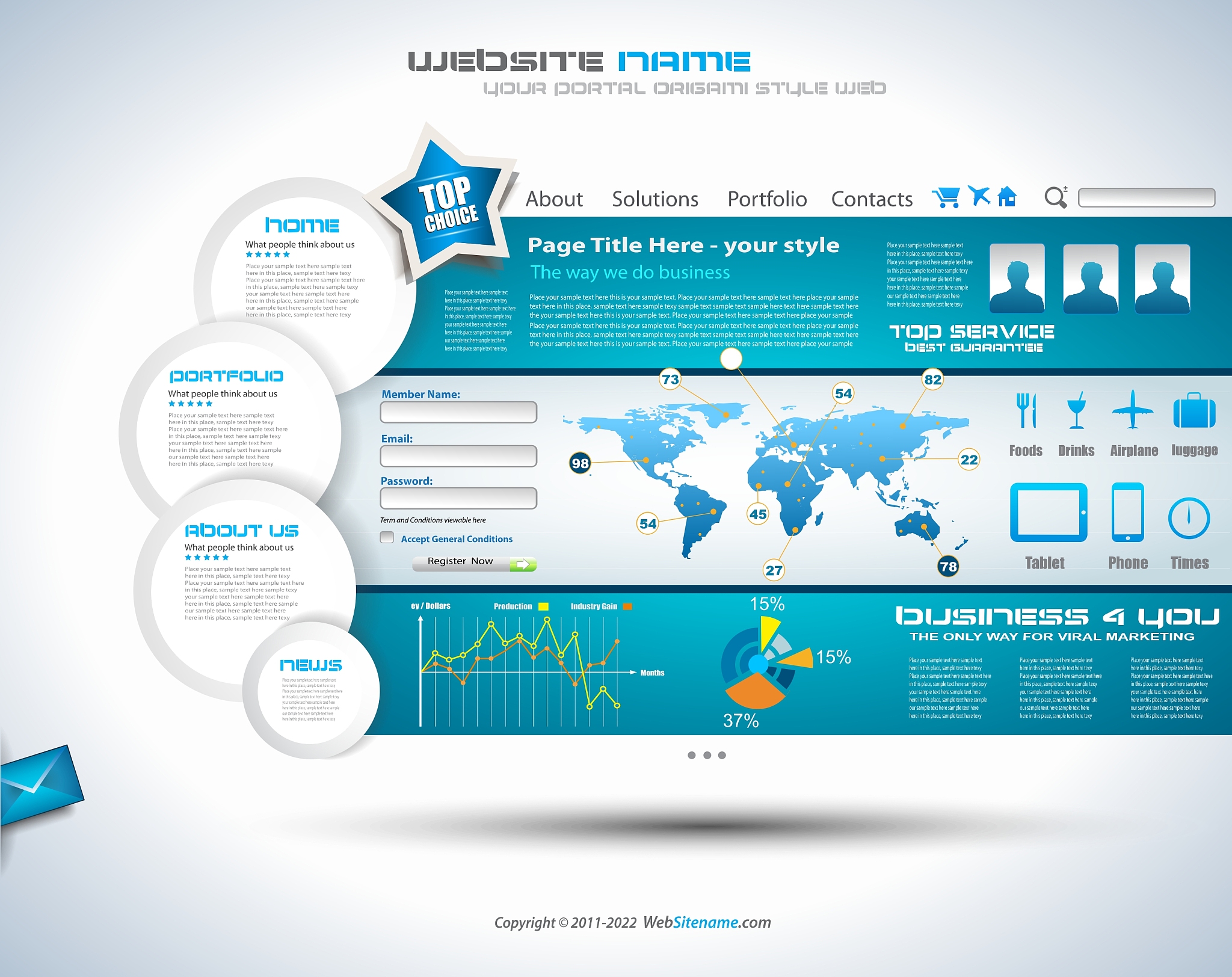 complex website template