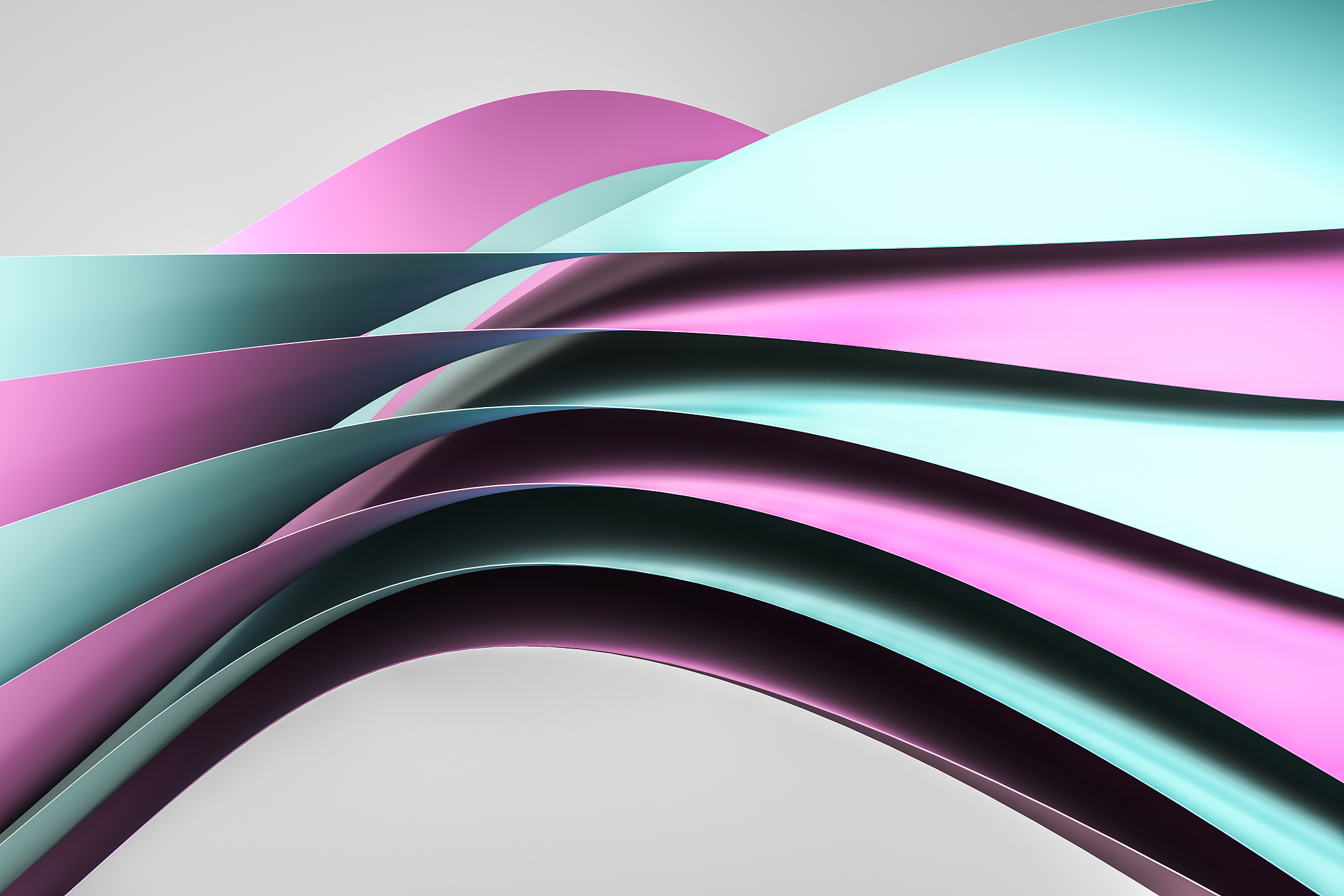 3d rendering, pink surface and graphic design background
