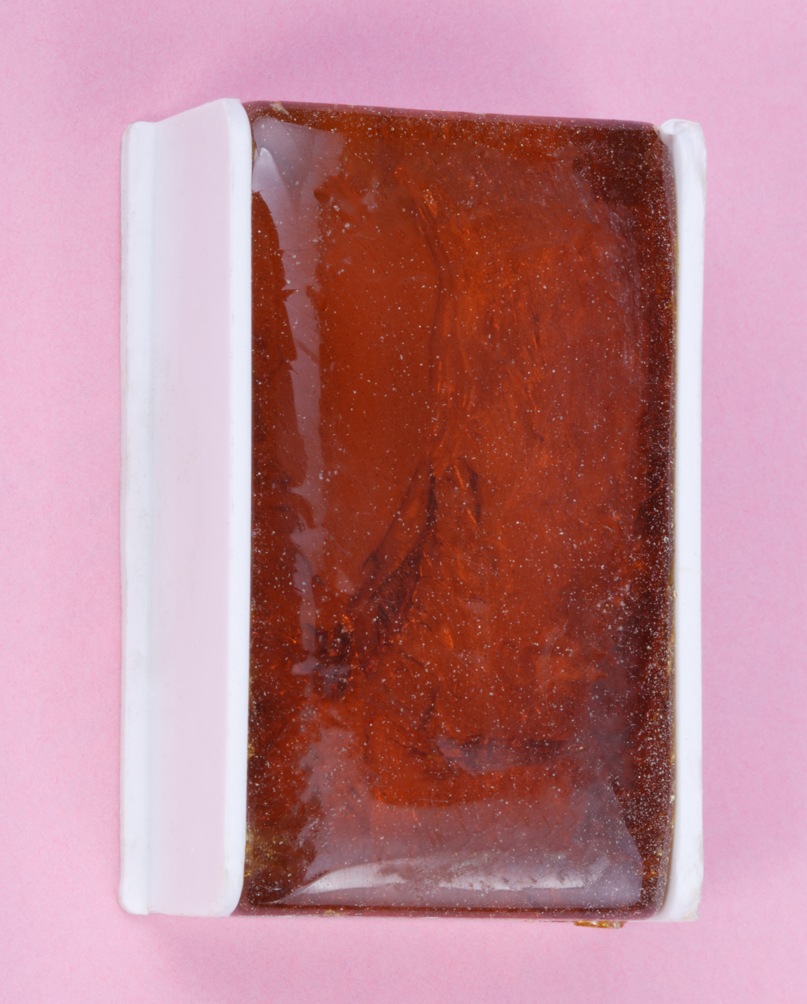 violin rosin on pink