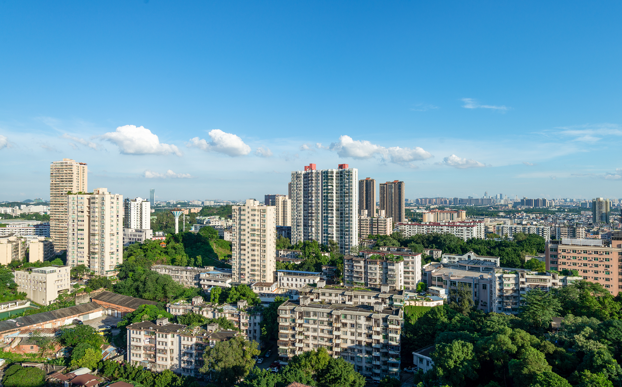 广州海珠区城市风光