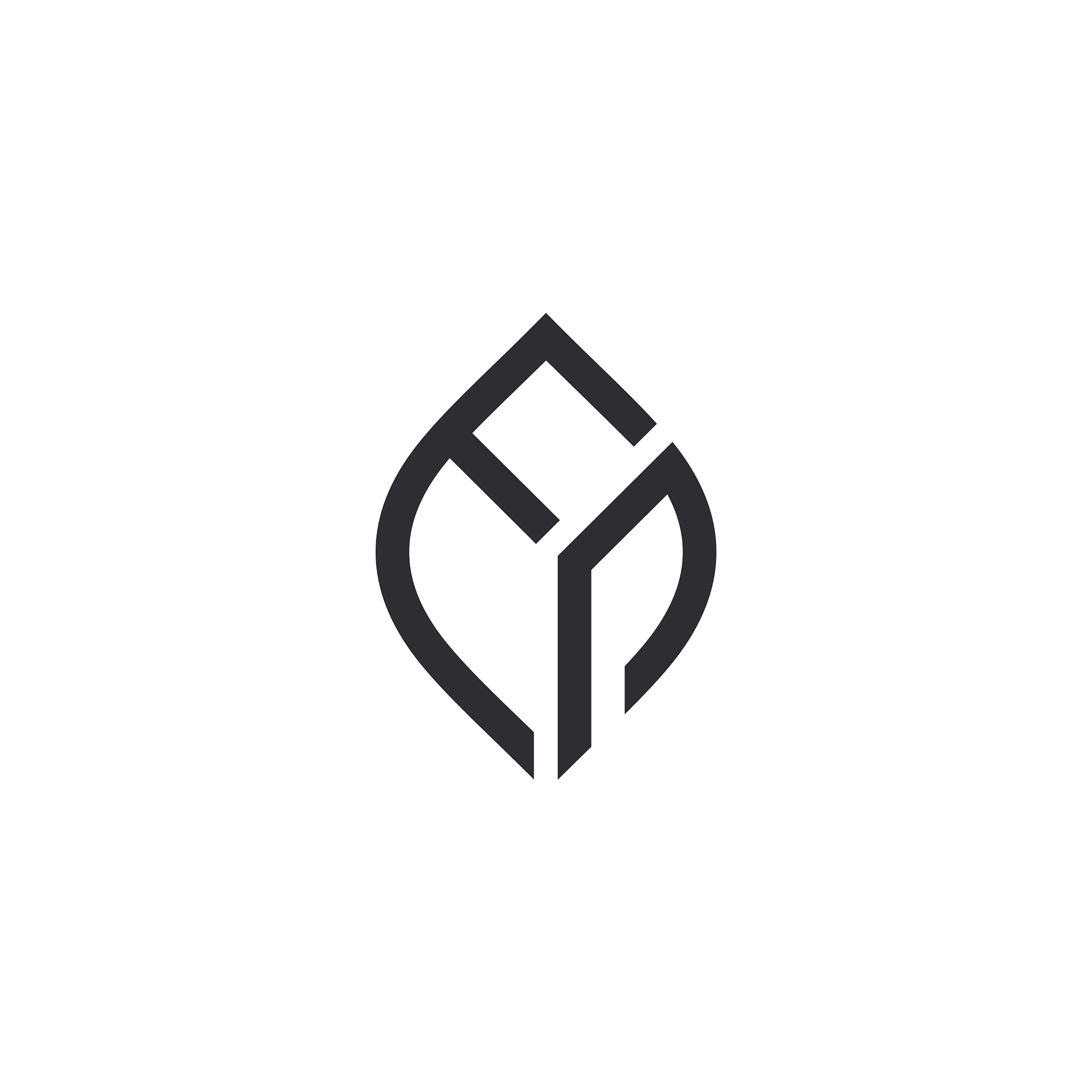 en letter logo icon design template elements