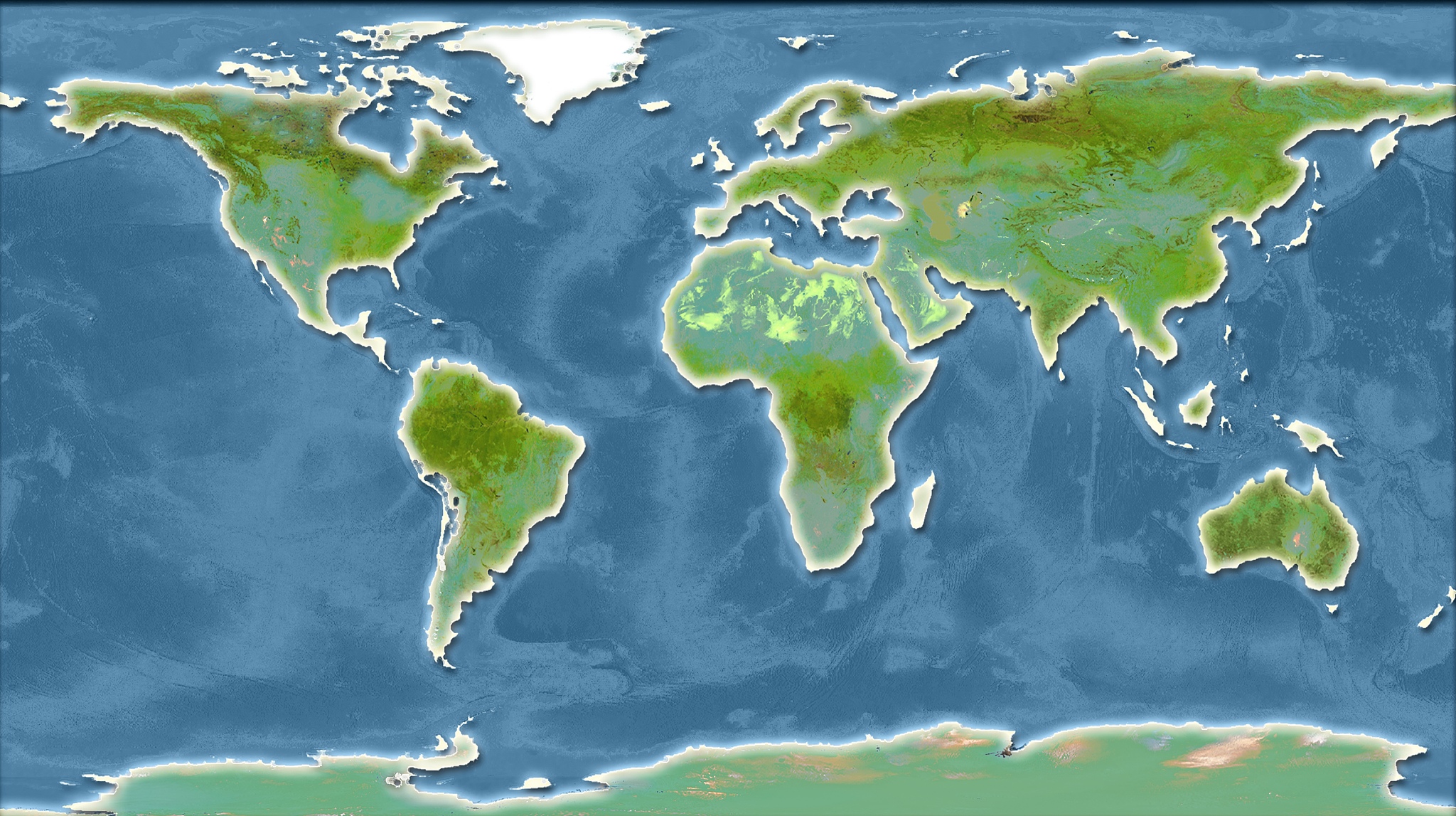 world map illustration