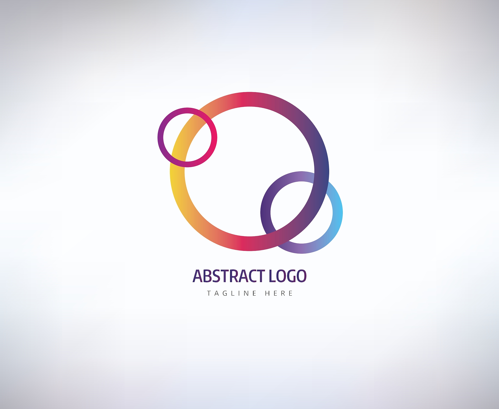 abstract logo elements logotype template