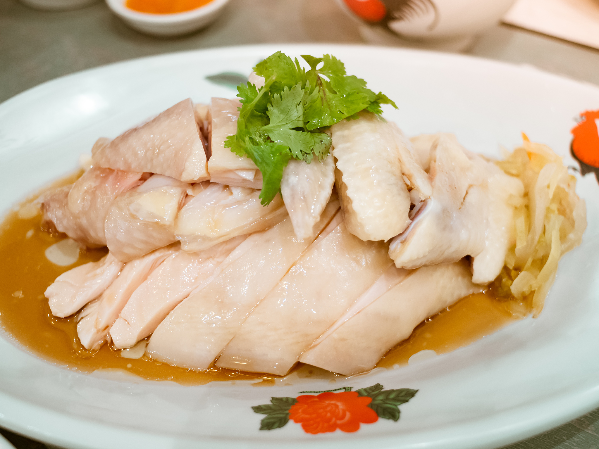 singaporean steamed chicken
