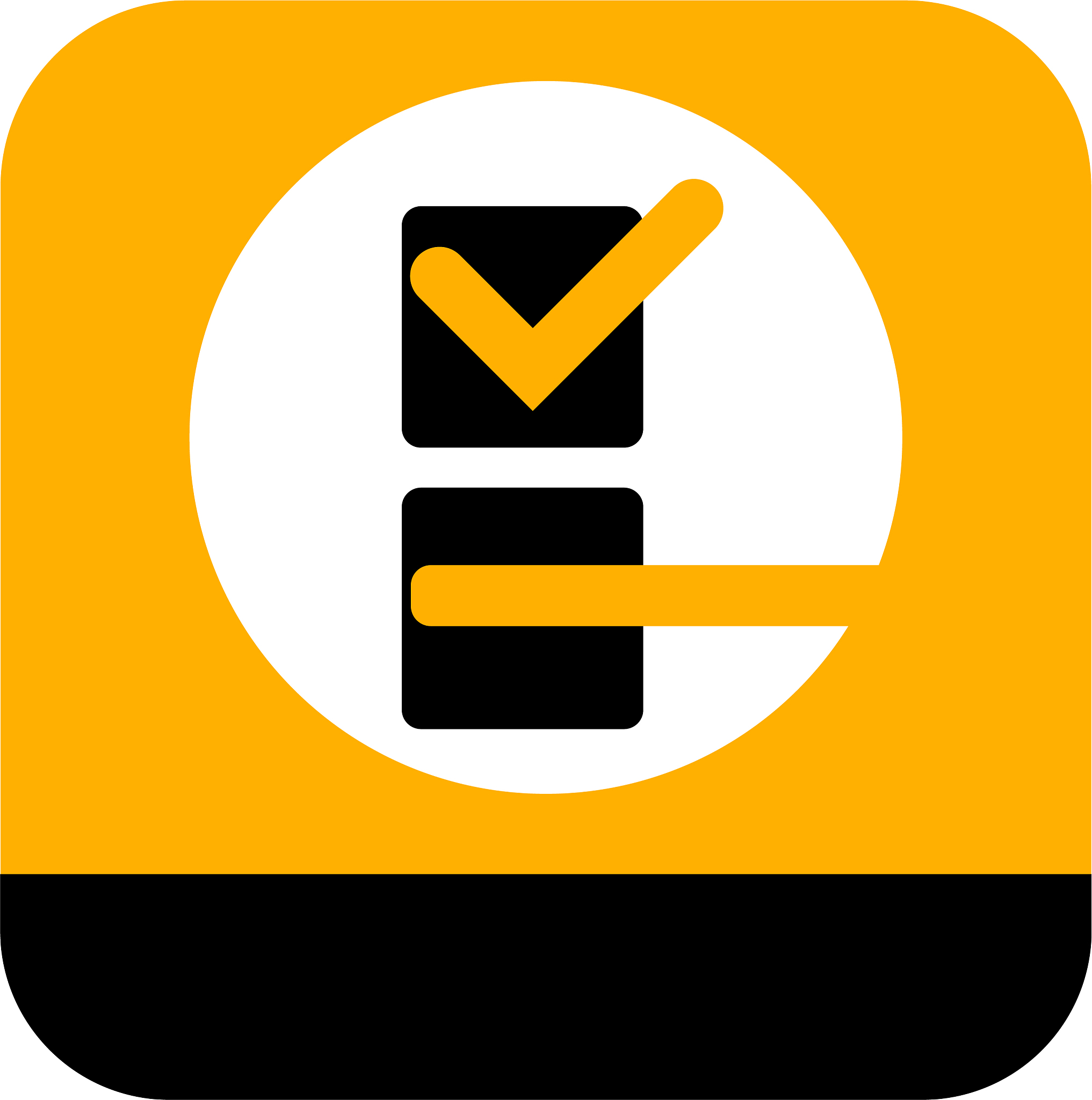 checklist mobile app icon