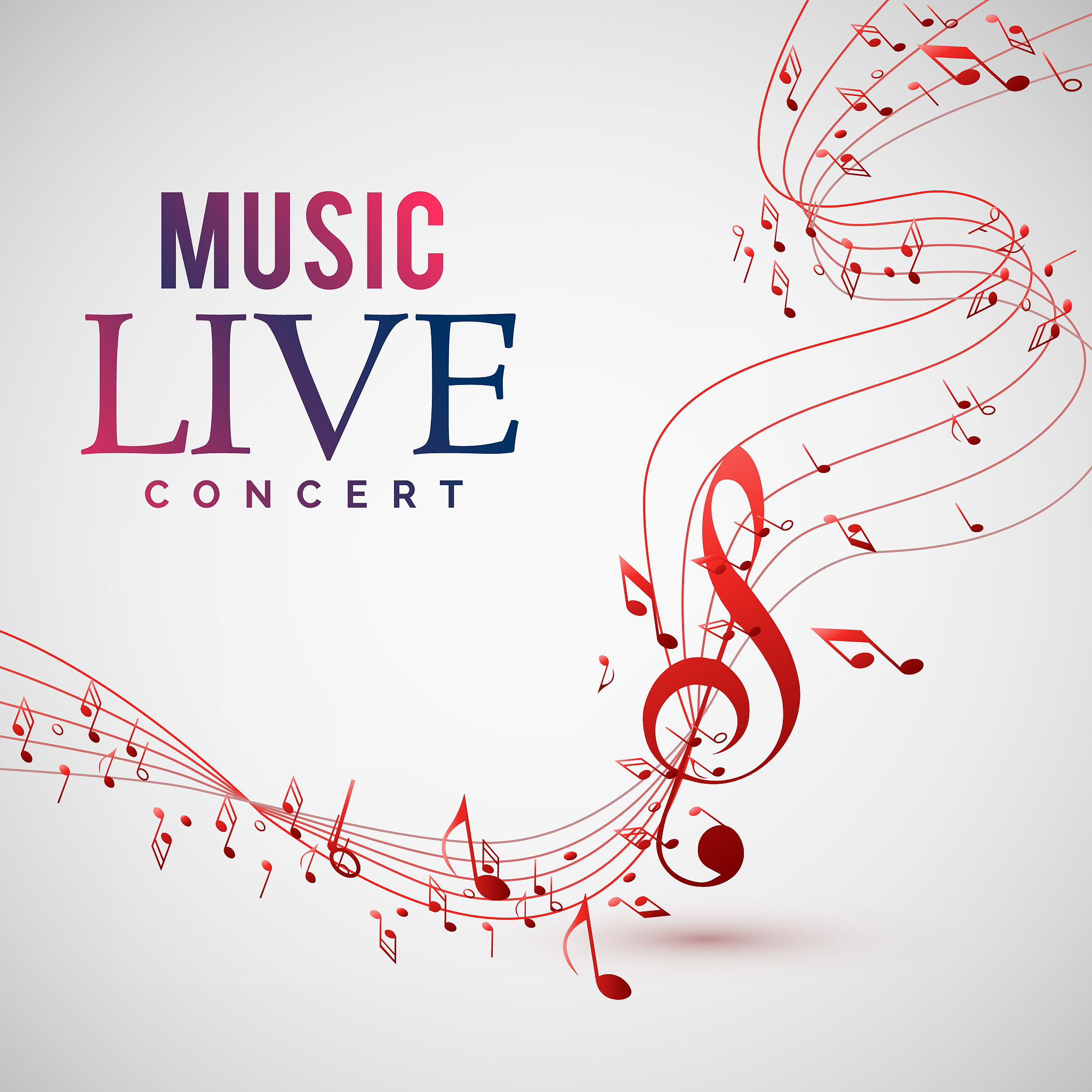the music instruments vector design