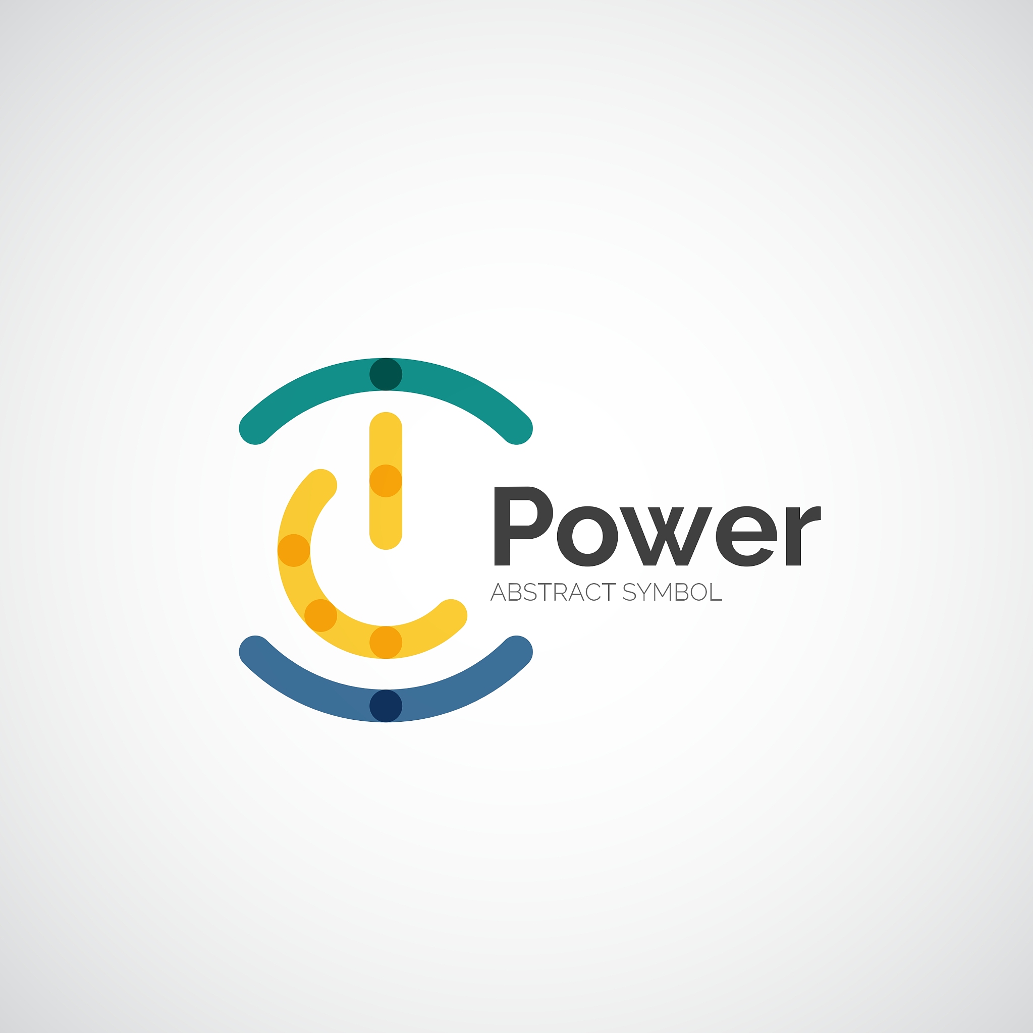 power button logo design