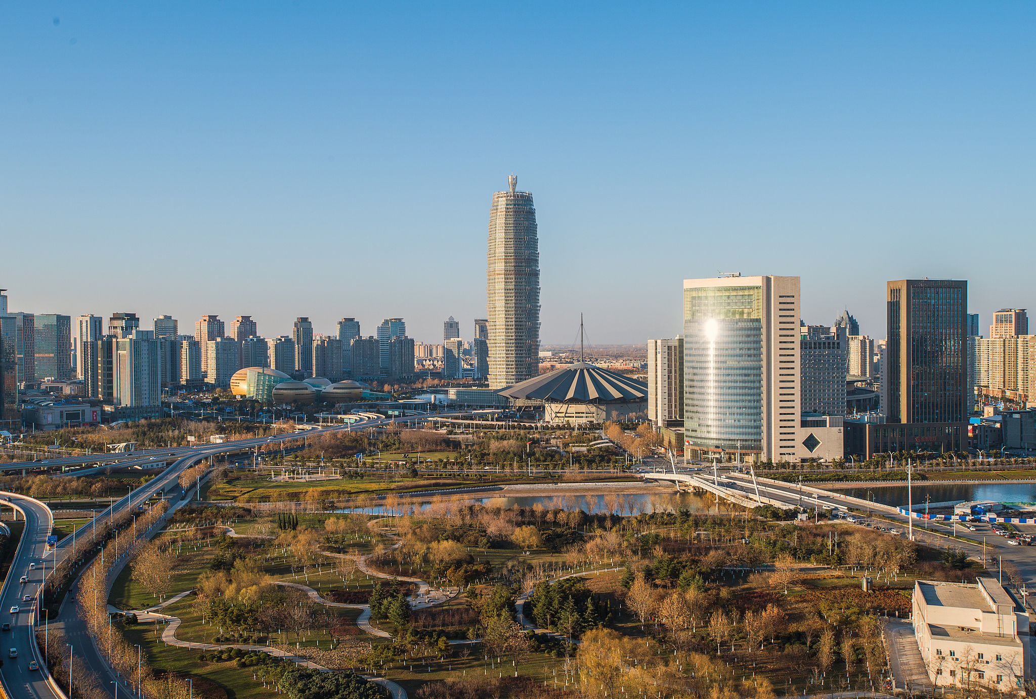 <strong>郑州</strong>,河南省,高视角,东亚,塔,建筑,建筑外部,人造建筑,公共建筑,人类