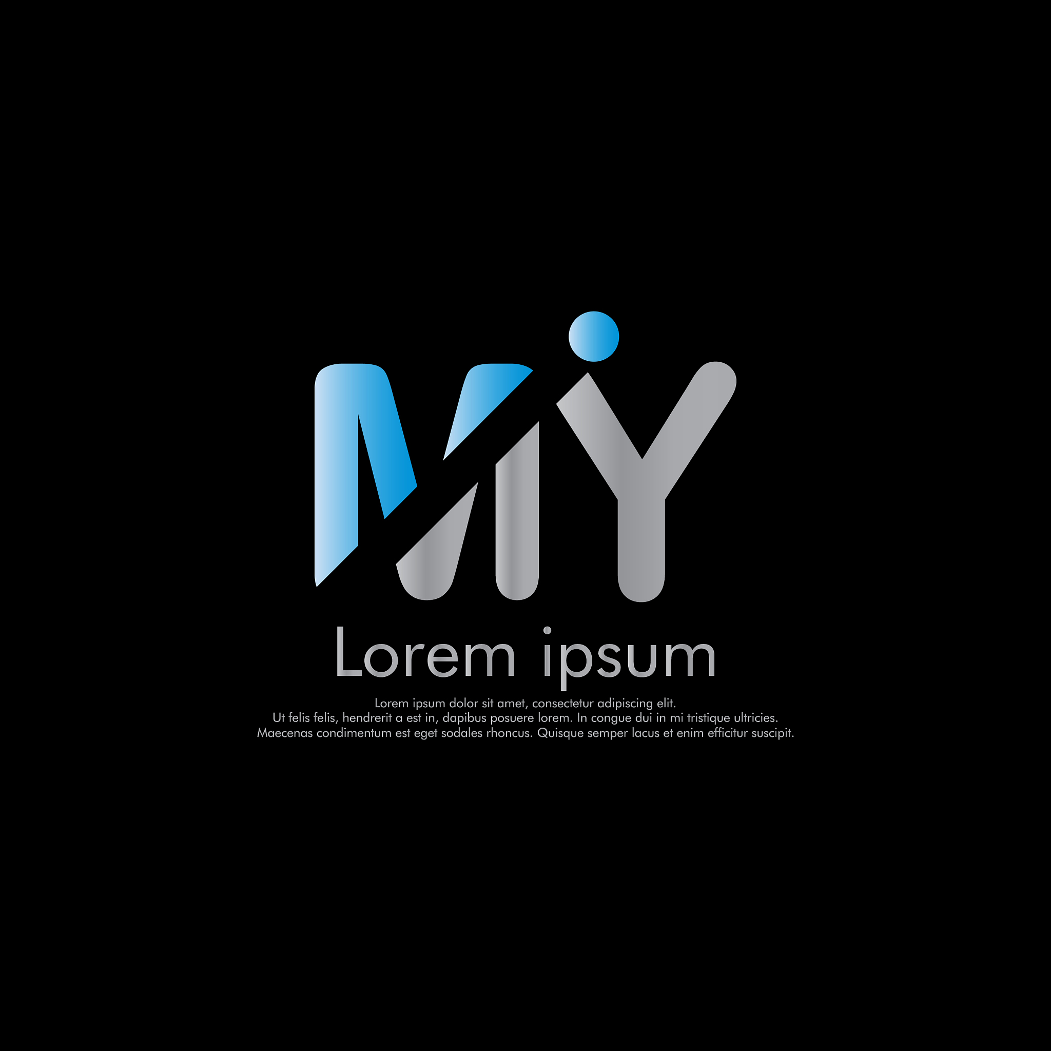 m y my initial abstract logo concept