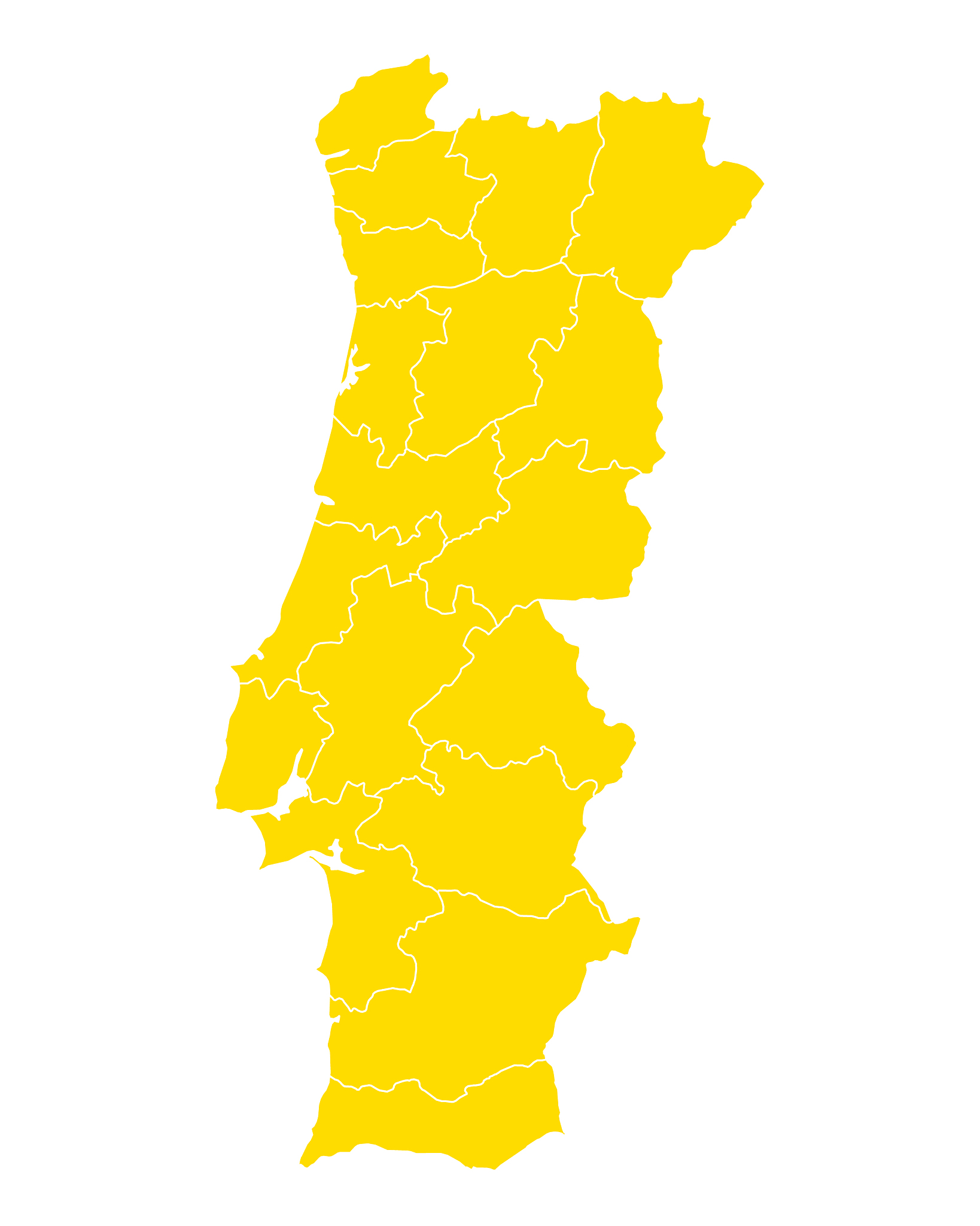 map of portugal