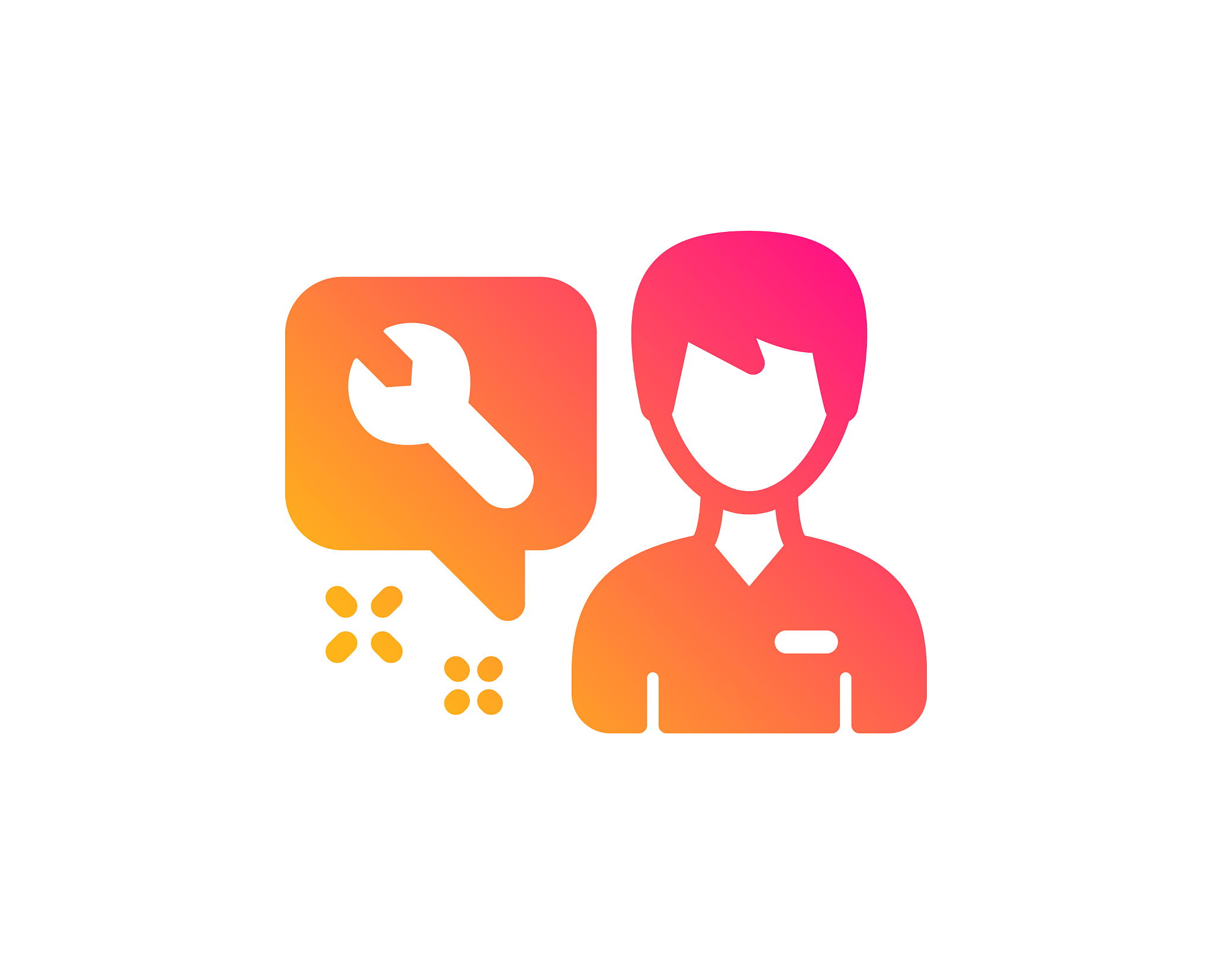 spanner tool icon repairman service sign