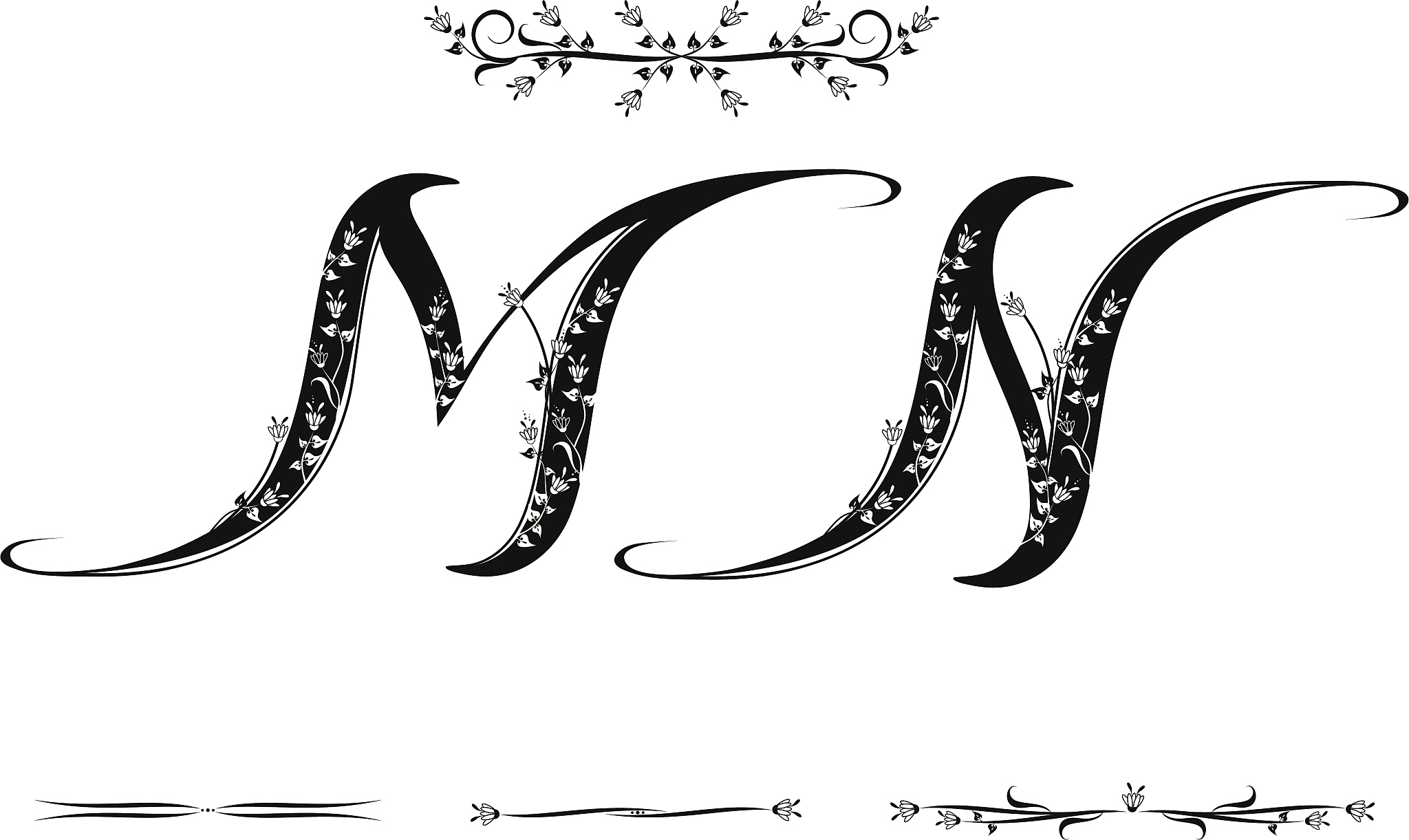 letter m and n
