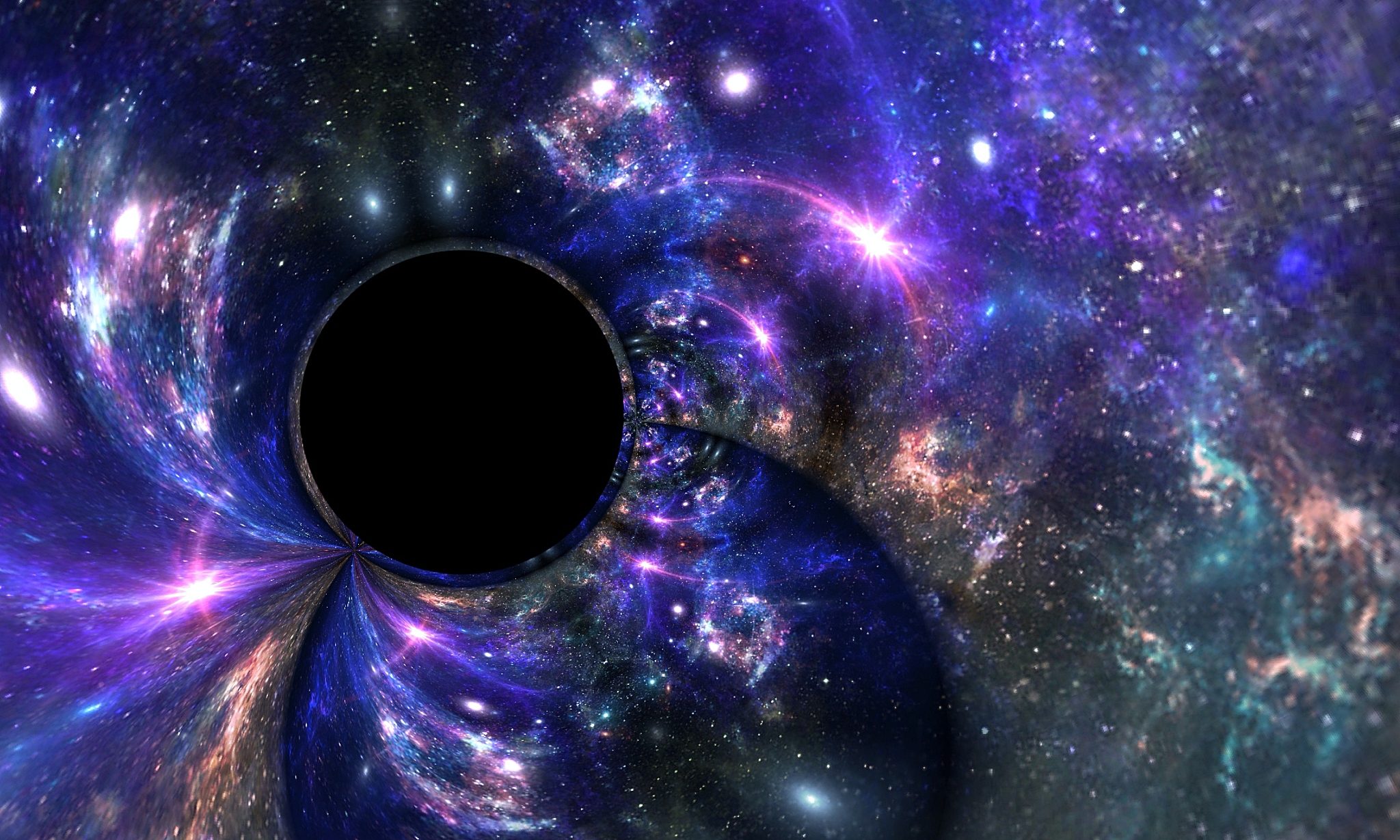 黑洞黑洞是一种极度紧缩的天体它的引力极强甚至连光都无法逃脱因此被称为黑洞。黑洞的形成是由于大质量恒星在死亡时由于重力坍塌而形成的。黑洞的事件视界是用来描述其引力强度的区域超出这个区域的所有物体都不可能逃离黑洞的引力。黑洞的研究是深入探索宇宙演化和物理学基本原理的重要课题之一。研究黑洞可以帮助我们更好地理解宇宙的形成和演化以及引力和时空的基本原理。目前科学家们通过观测黑洞周围的物体运动、探测黑洞发出