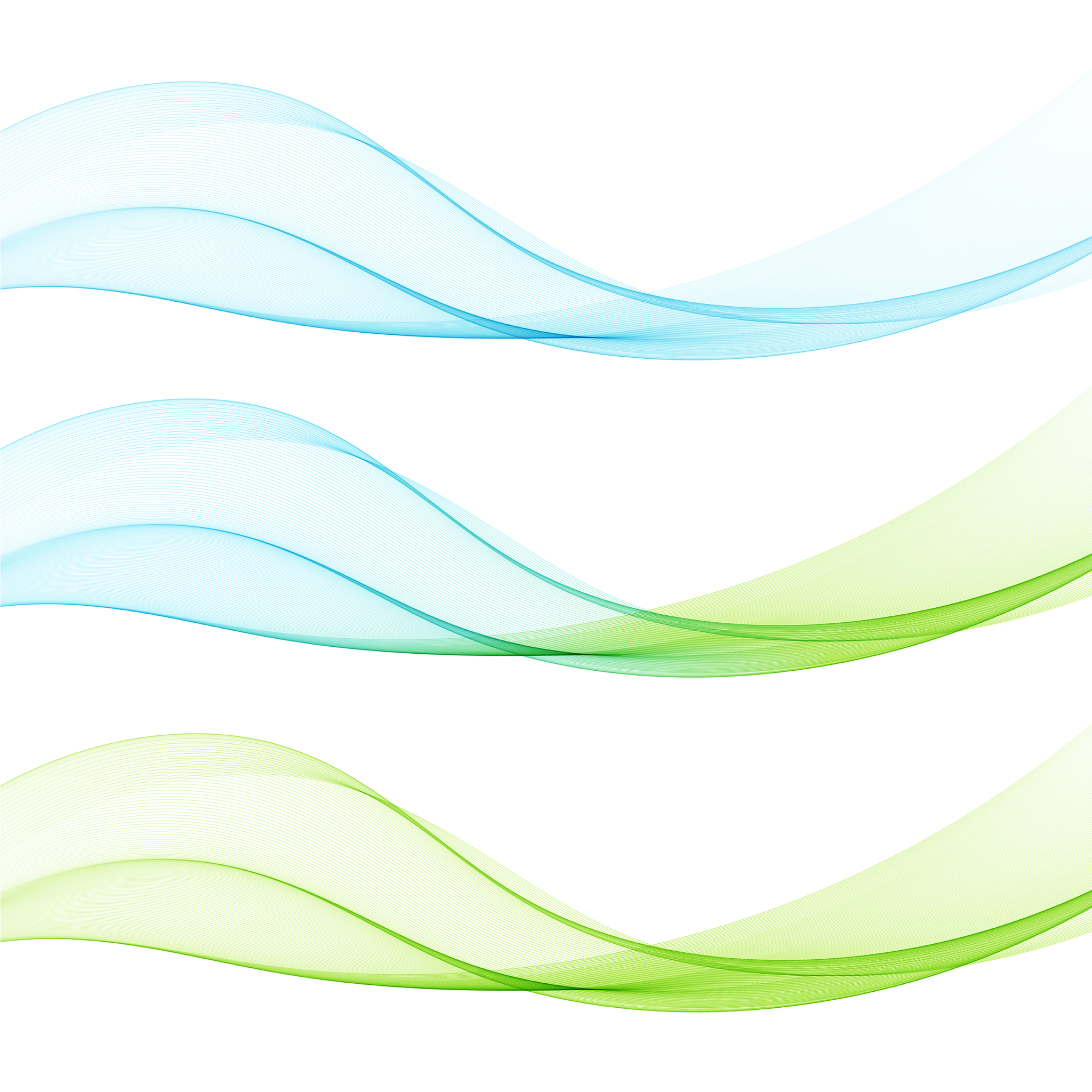 waved design element abstract color wave blue and