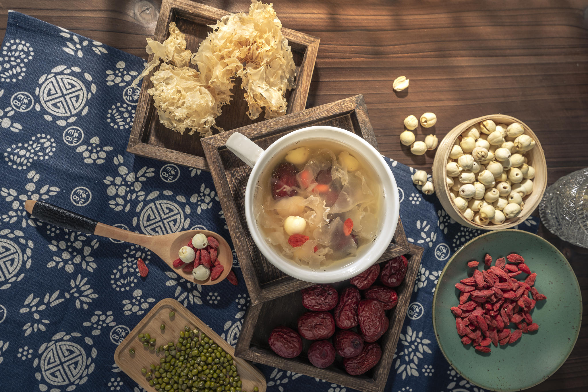 西洋参红枣核桃露的做法 - 滋补养生，简单易做