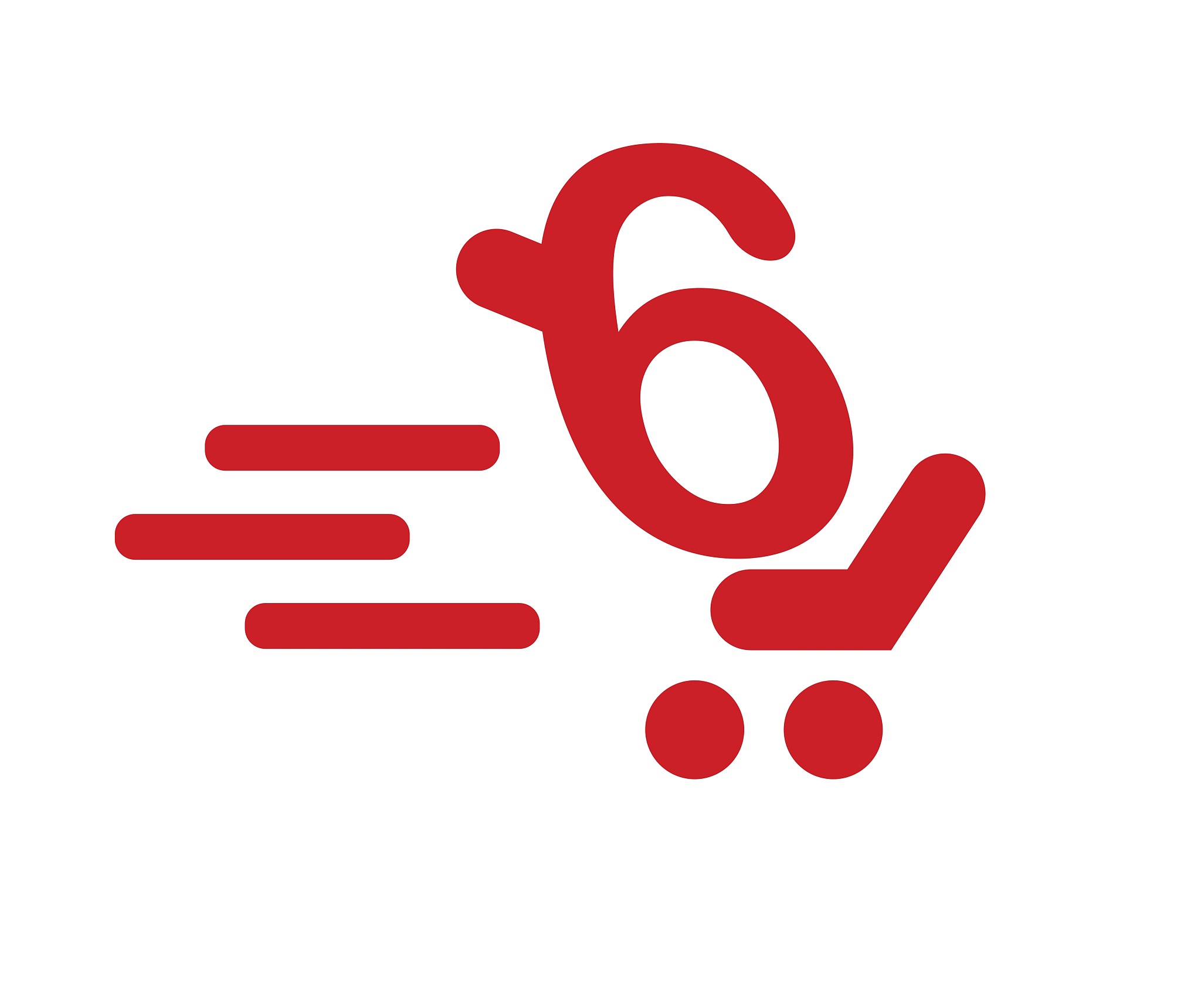 shopping cart icon for 6