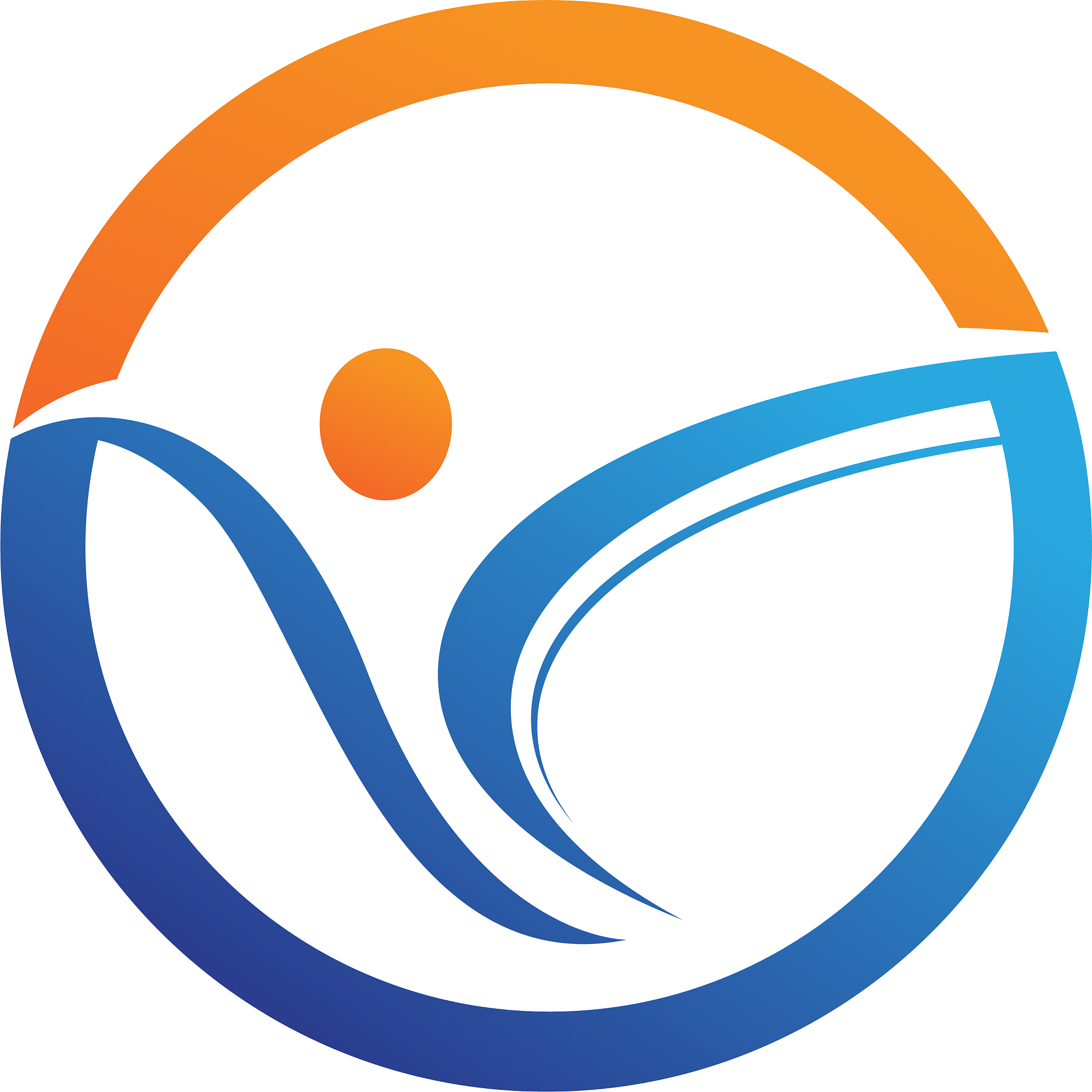 fun people healthy life logo template icon