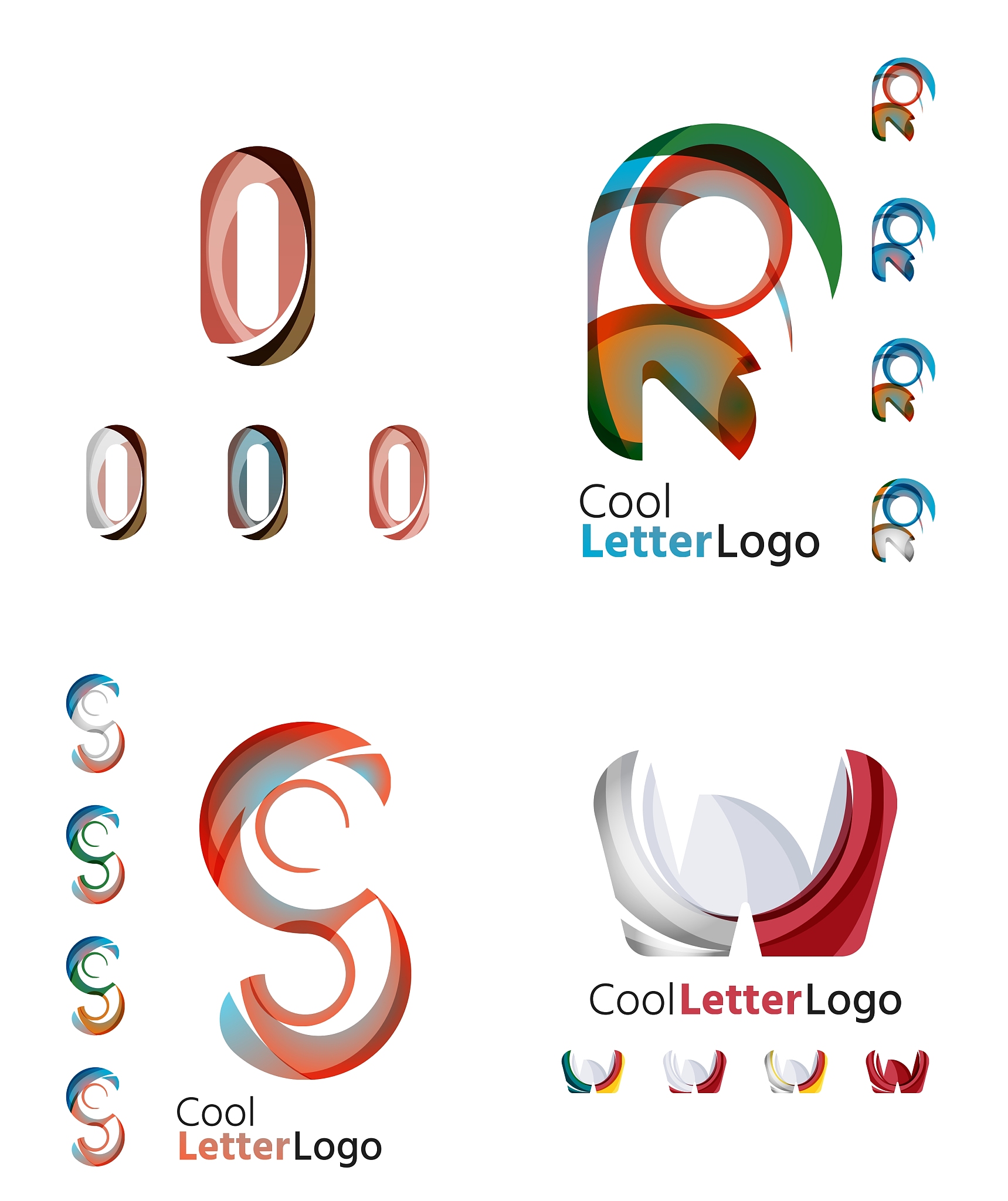 letter business emblem collection