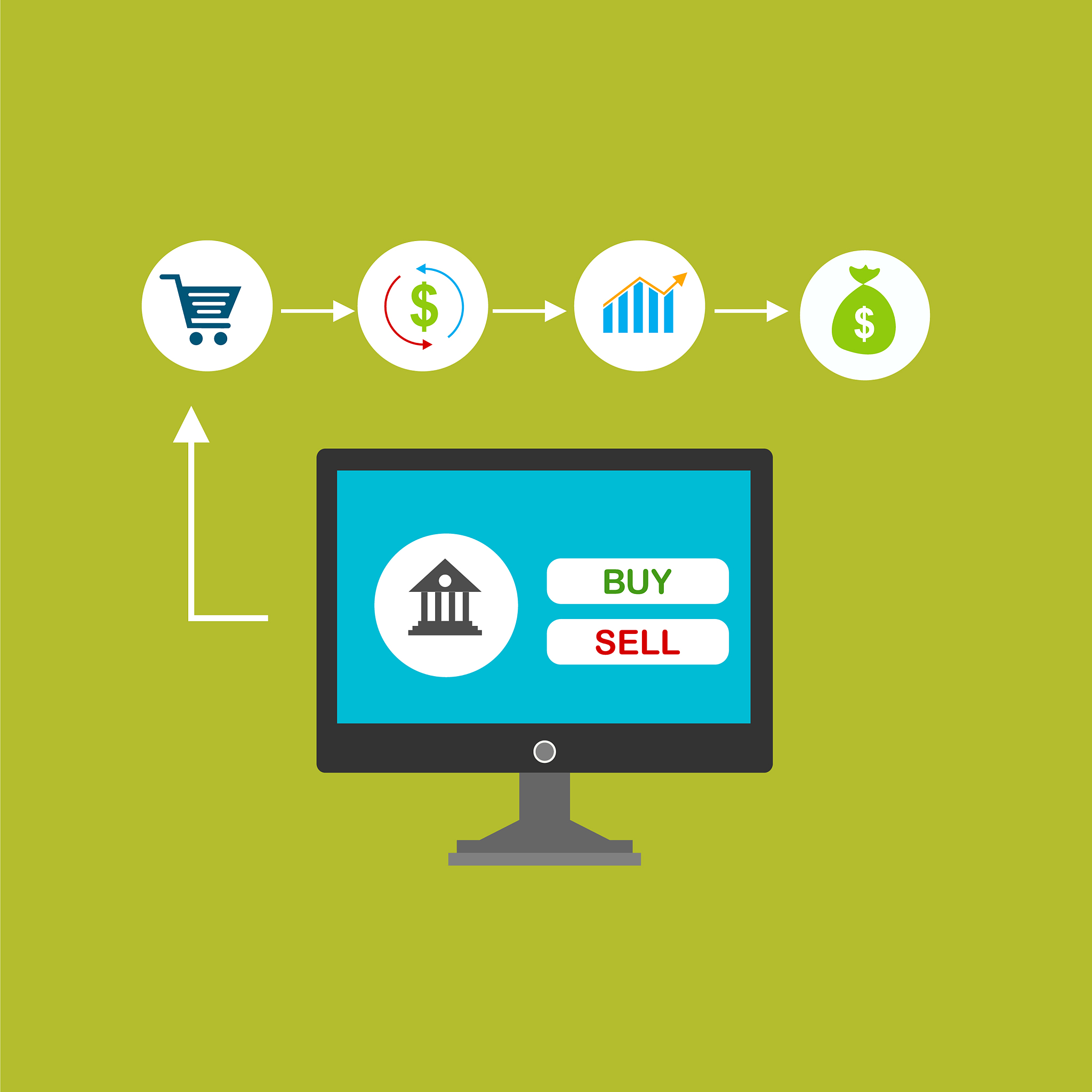 concept online and mobile payments for web page