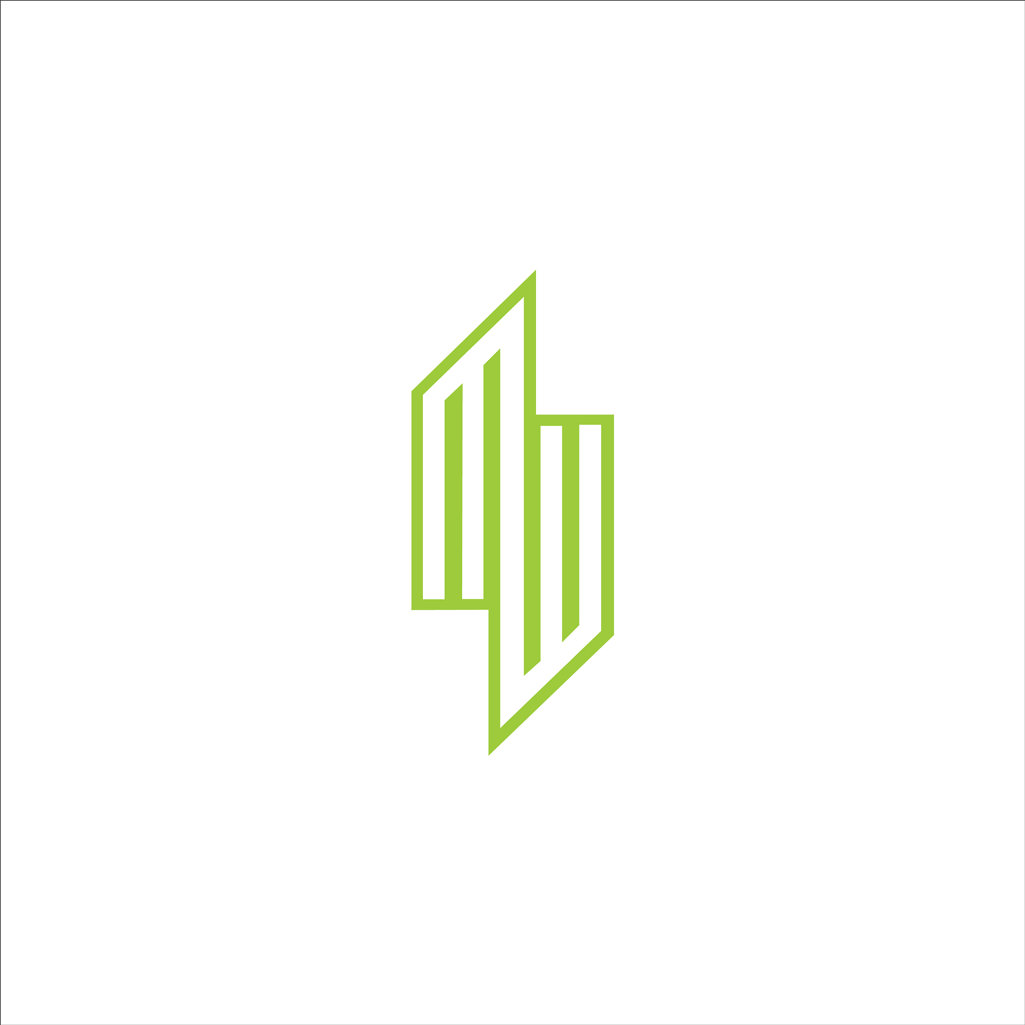 initial letter mw or wm logo design template