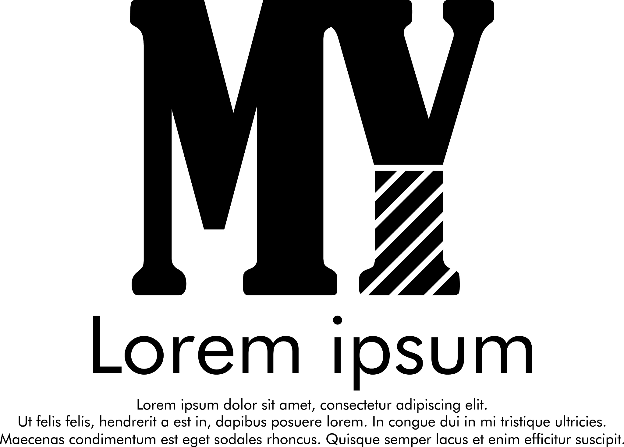 m y my initial abstract logo concept