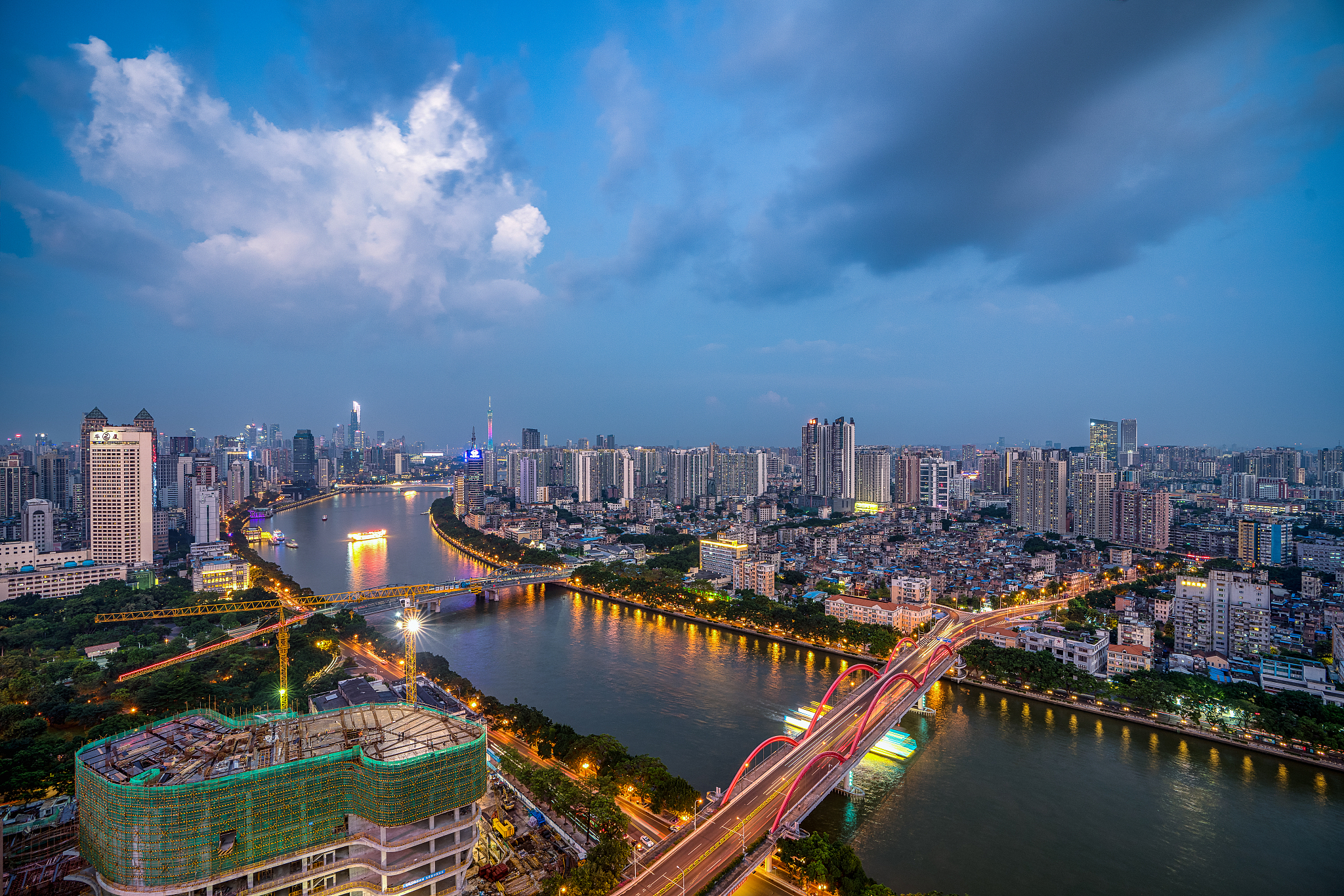 广州城市天际线