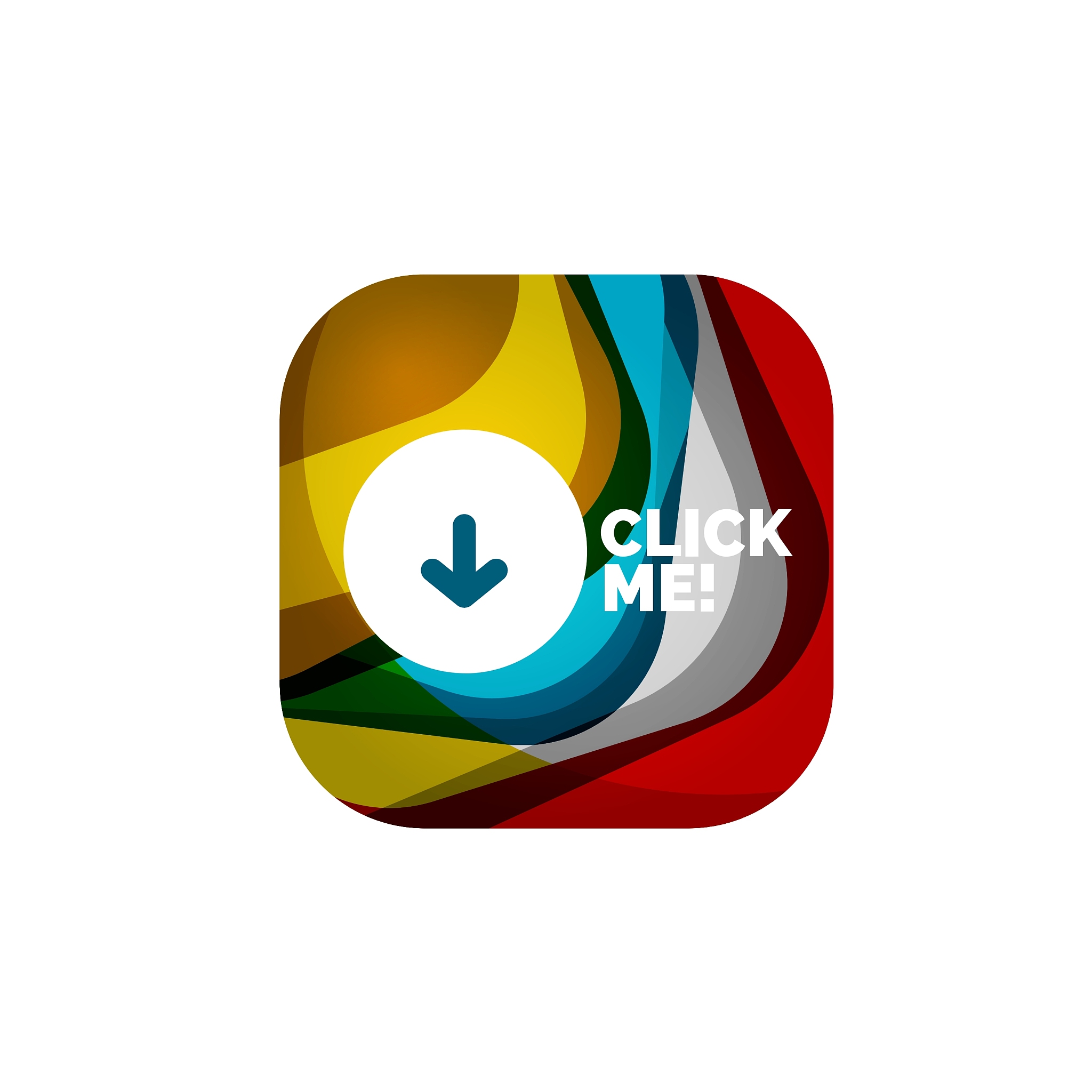 abstract square button template