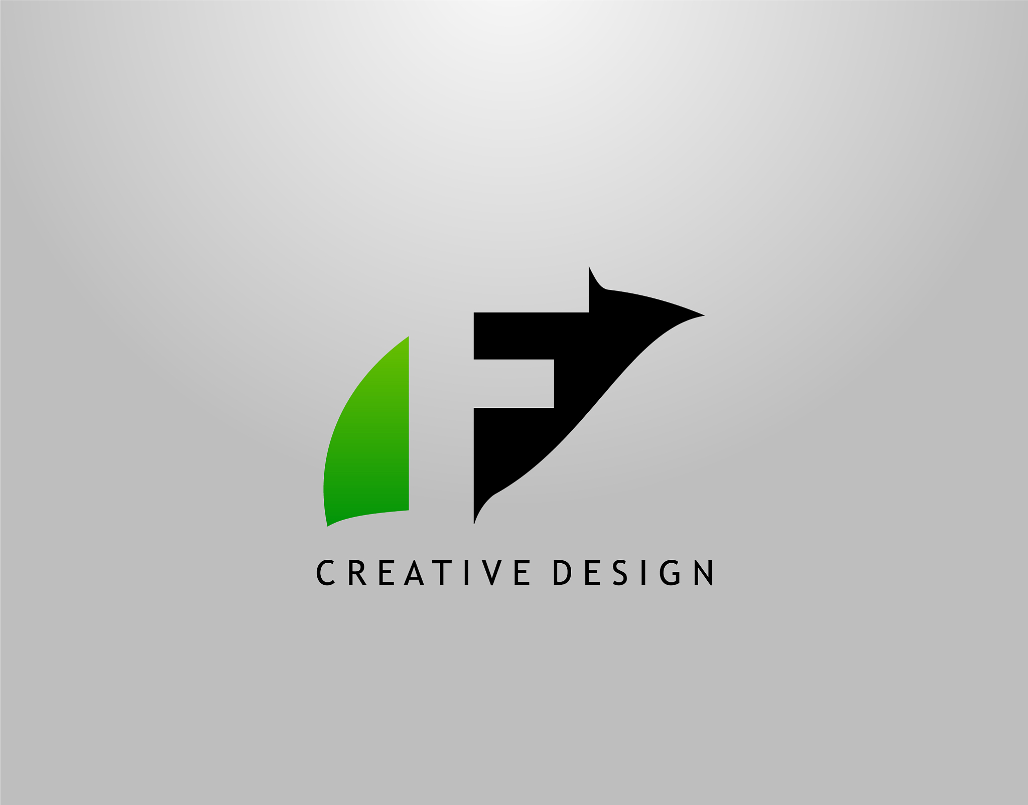 f letter logo modern abstract hidden f